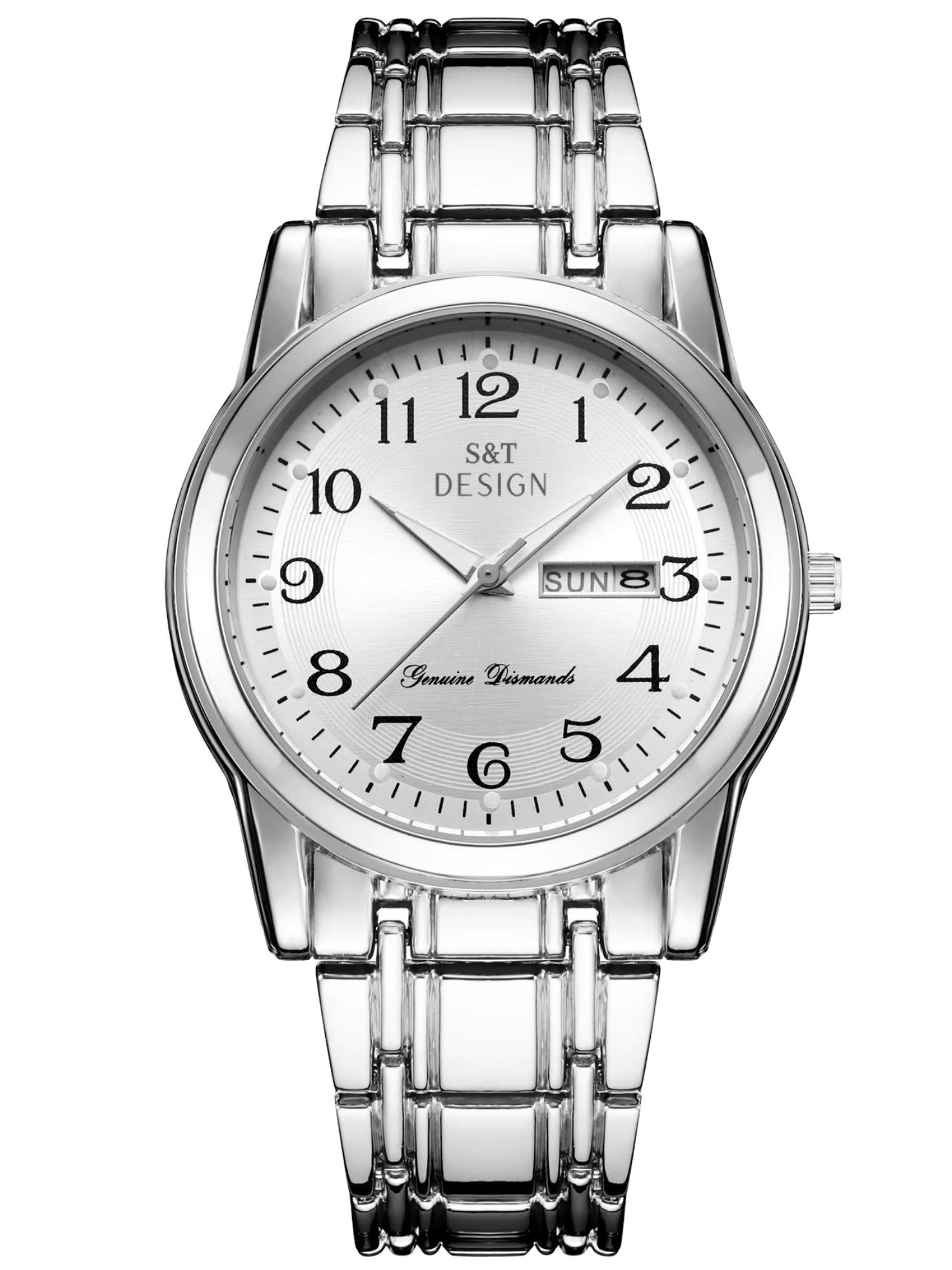 Quarzuhr Herren Uhr Edelstahl Armbanduhr Herrenuhr