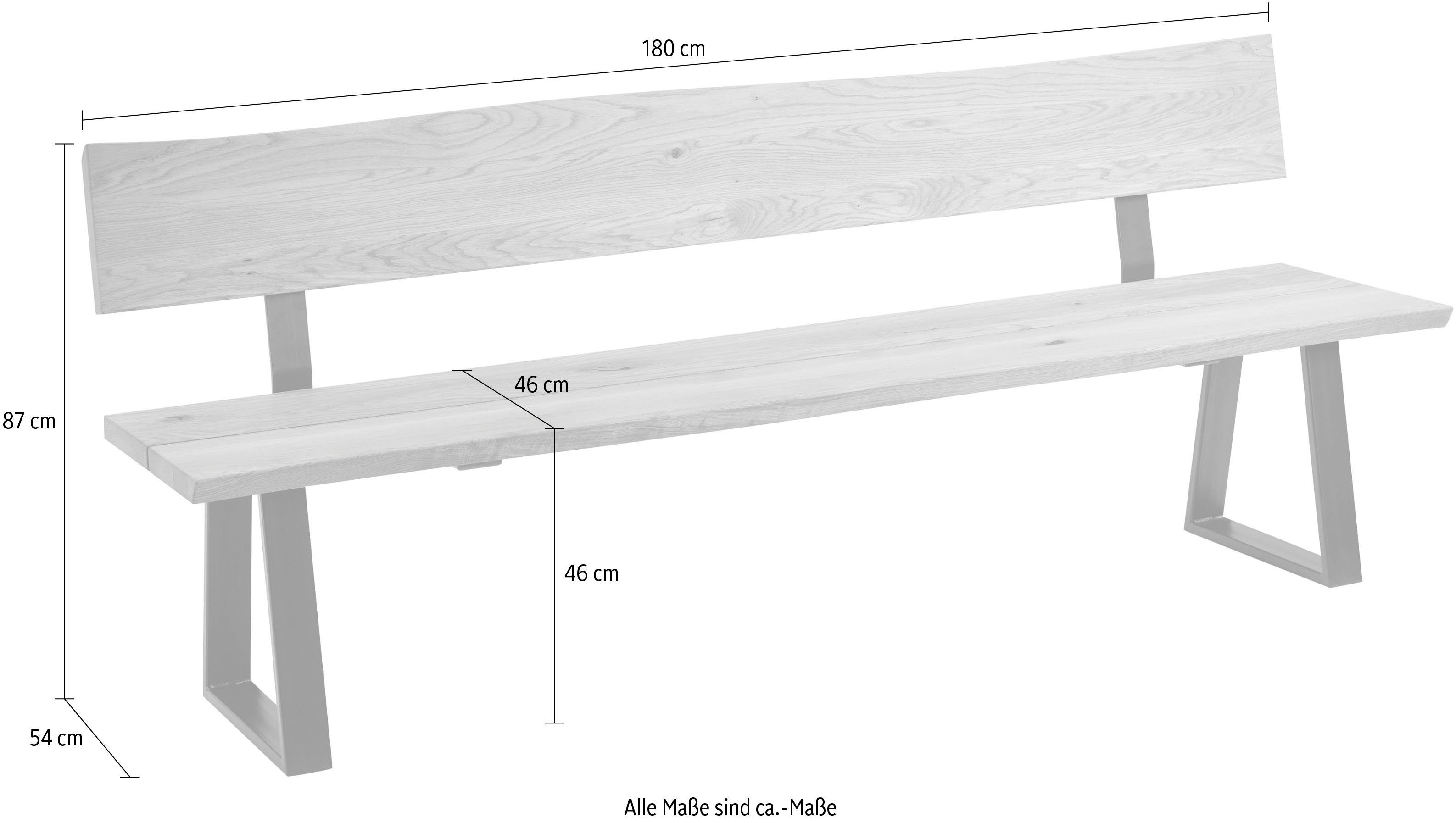 massivline&more Sitzbank "Oviedo 4" Massivholz günstig online kaufen