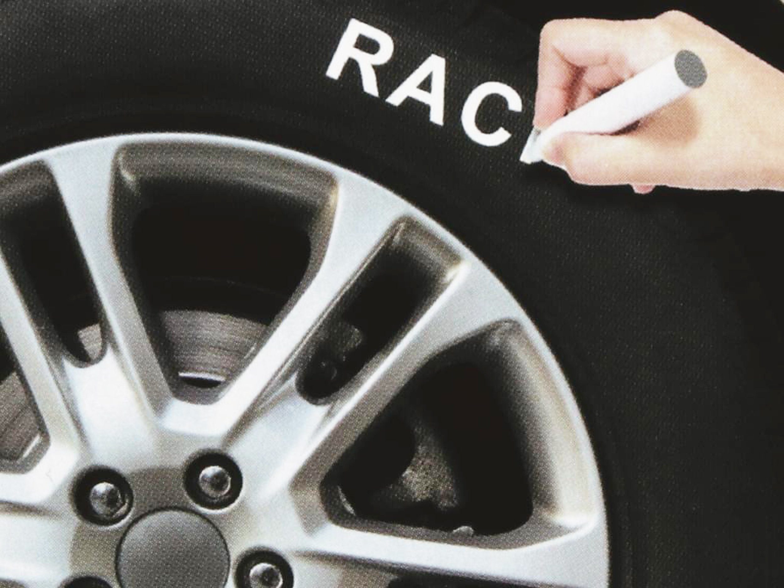 Dunlop Reifenstift REIFENMARKIERUNGSSTIFT weiß Reifenmarker Reifenmarkierstift 7, Reifenstift Reifen