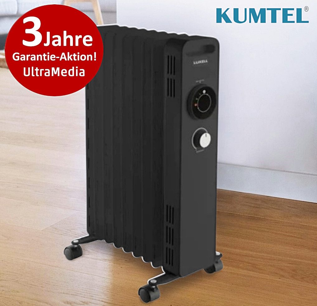 KUMTEL Ölradiator KUM-1225 Heizgerät Elektroheizung für günstig online kaufen