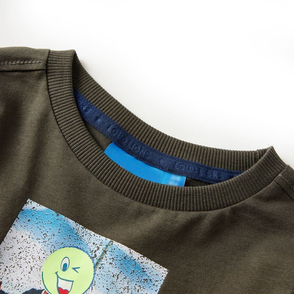 vidaXL Langarmshirt Kinder-Langarmshirt Khaki 116