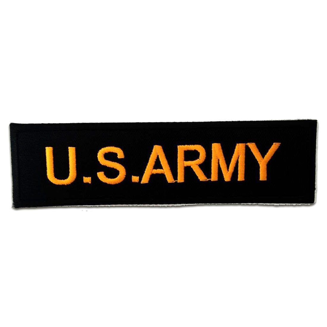 Aufnäher / Bügelbild schwarz U.S Army Patches Aufbügeln 12,4 x 3,5 cm 