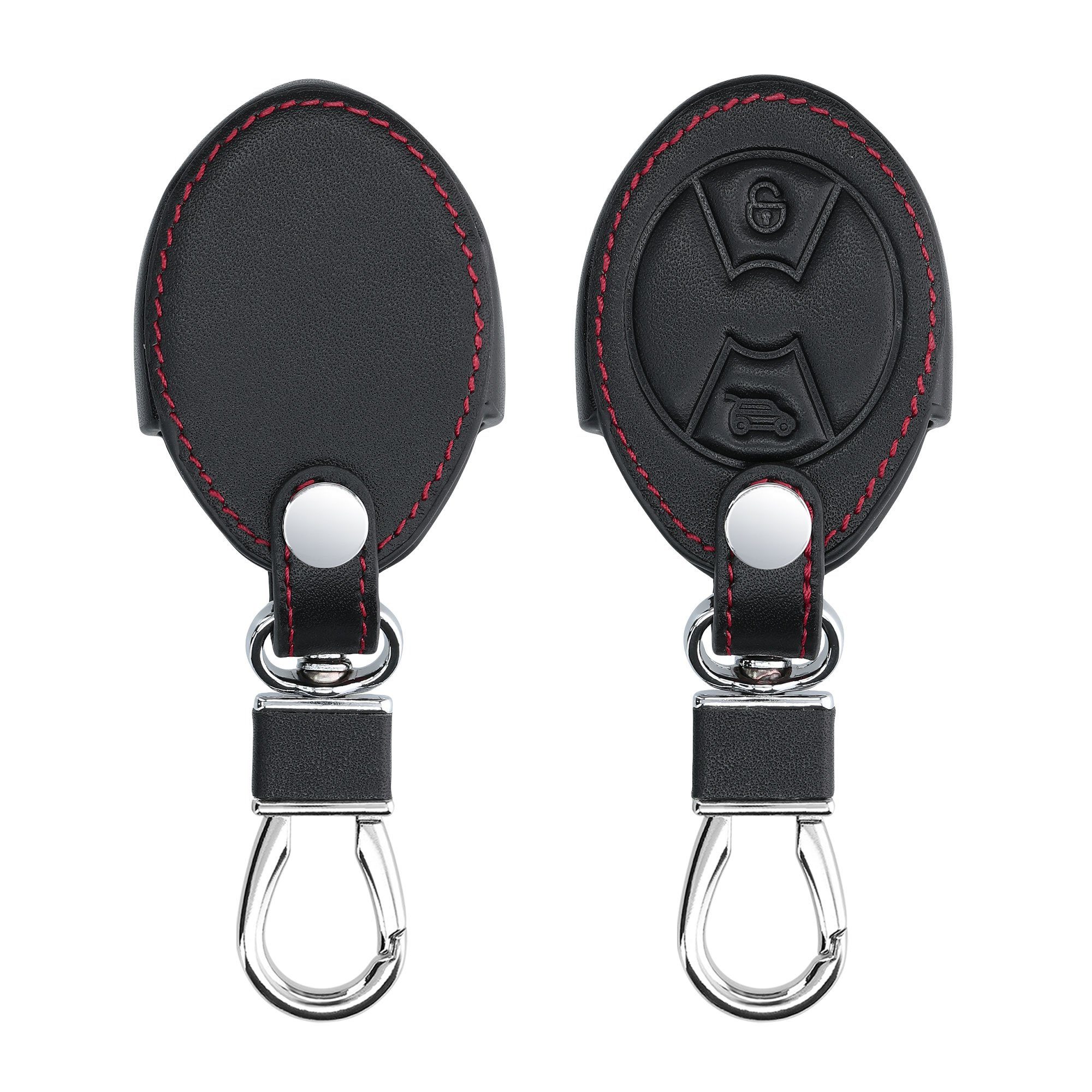 kwmobile Schlüsseltasche Autoschlüssel Kunstleder Hülle für Mini 3-Tasten Autoschlüssel, Schlüsselhülle Schlüssel Case Cover
