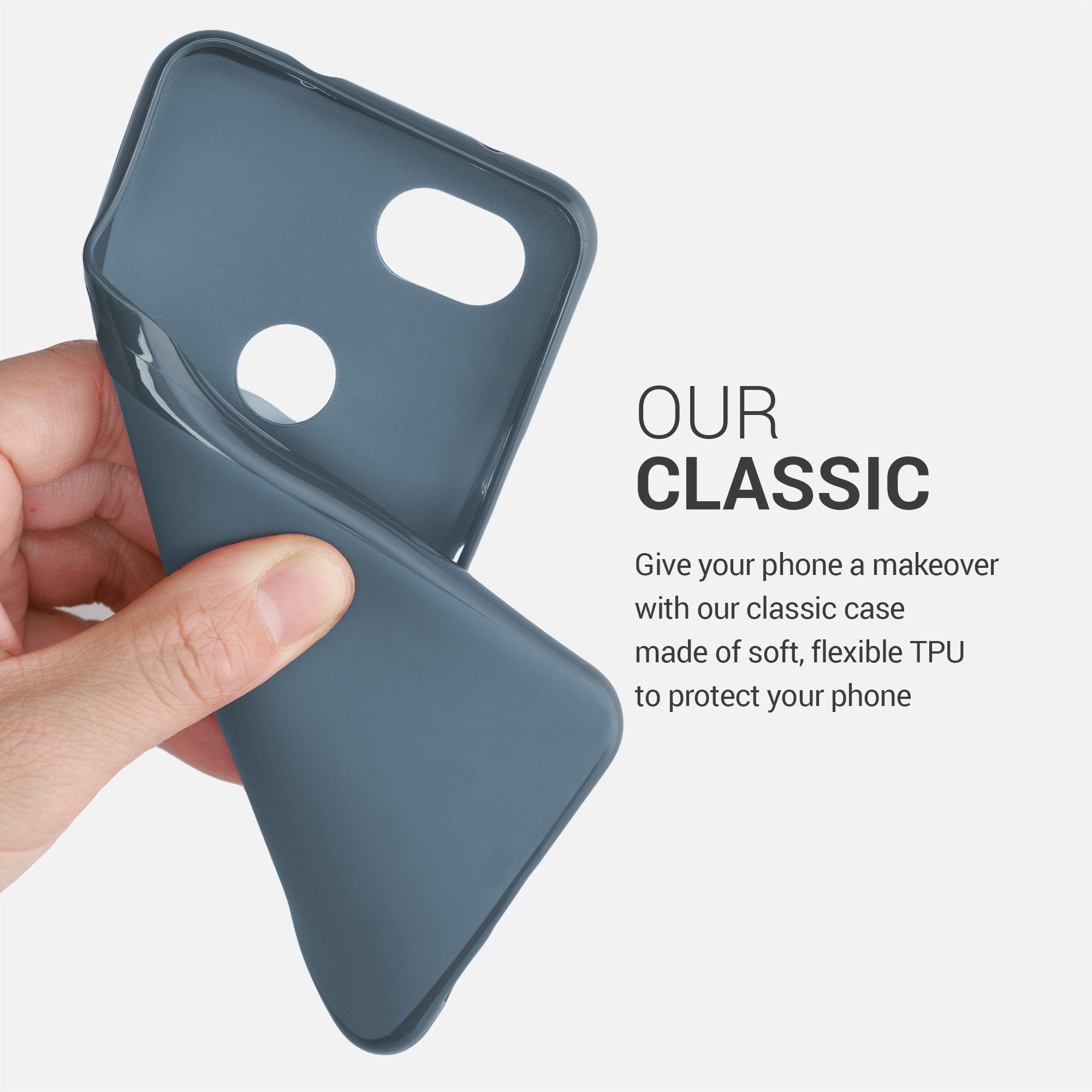kwmobile Handyhülle Hülle für Google Pixel 3a, Hülle Silikon - Soft Handyhülle - Handy Case Cover