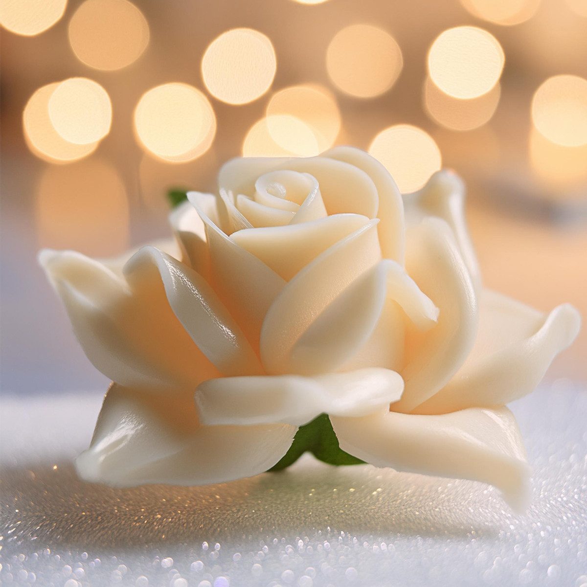 matches21 HOME & HOBBY Bastelnaturmaterial Textil-Rosen mit Wachs-Blüten al günstig online kaufen