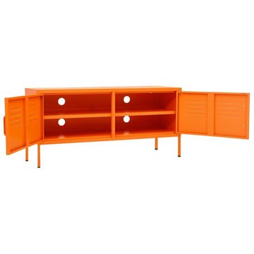 furnicato TV-Schrank Orange 105x35x50 cm Stahl