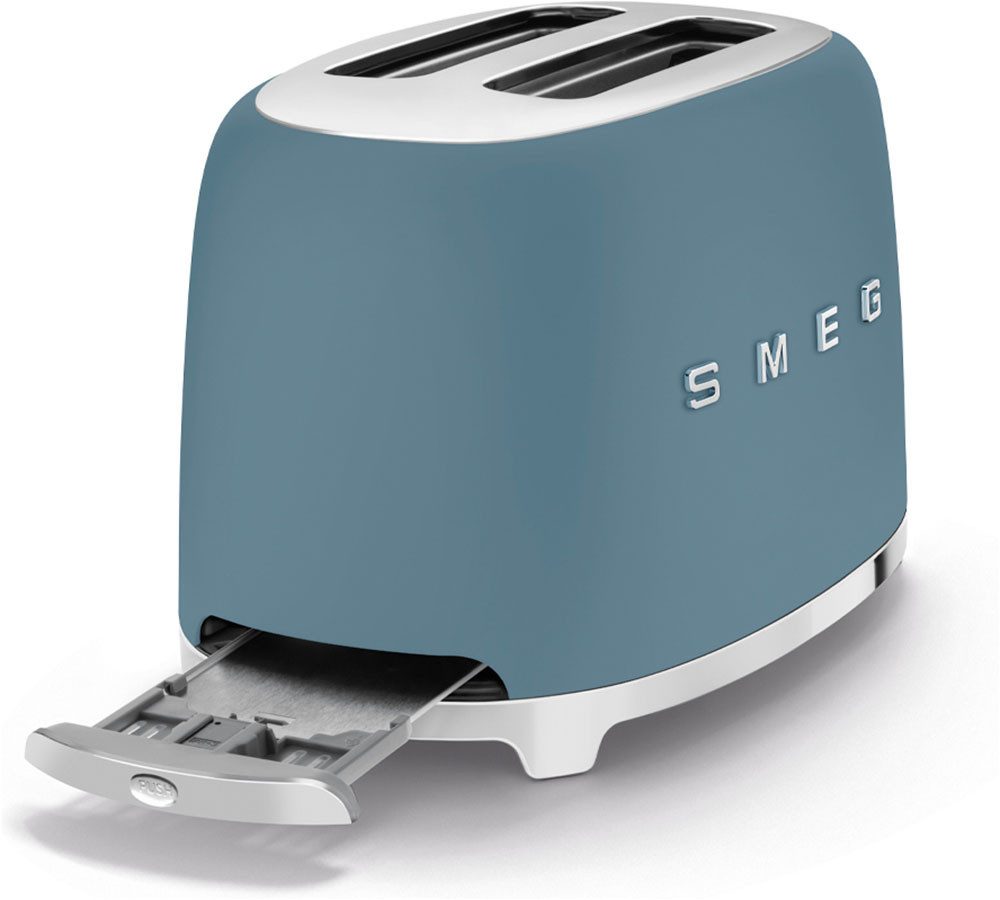 Smeg Toaster TSF01SBMEU, 2 Schlitze, für 2 XXL-Toastscheiben, 950 W