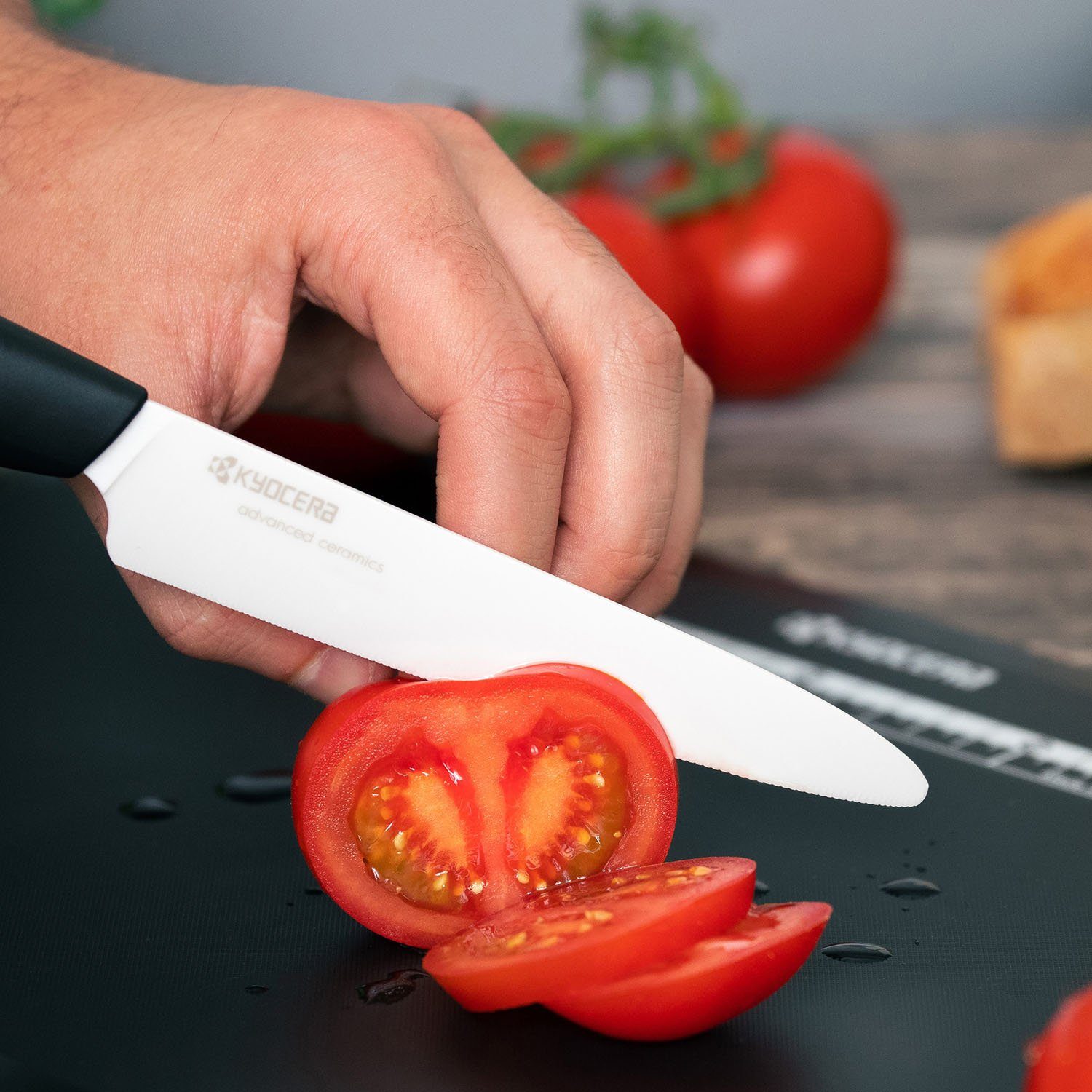 KYOCERA Tomatenmesser GEN, extrem scharf, Klinge 12,5 cm