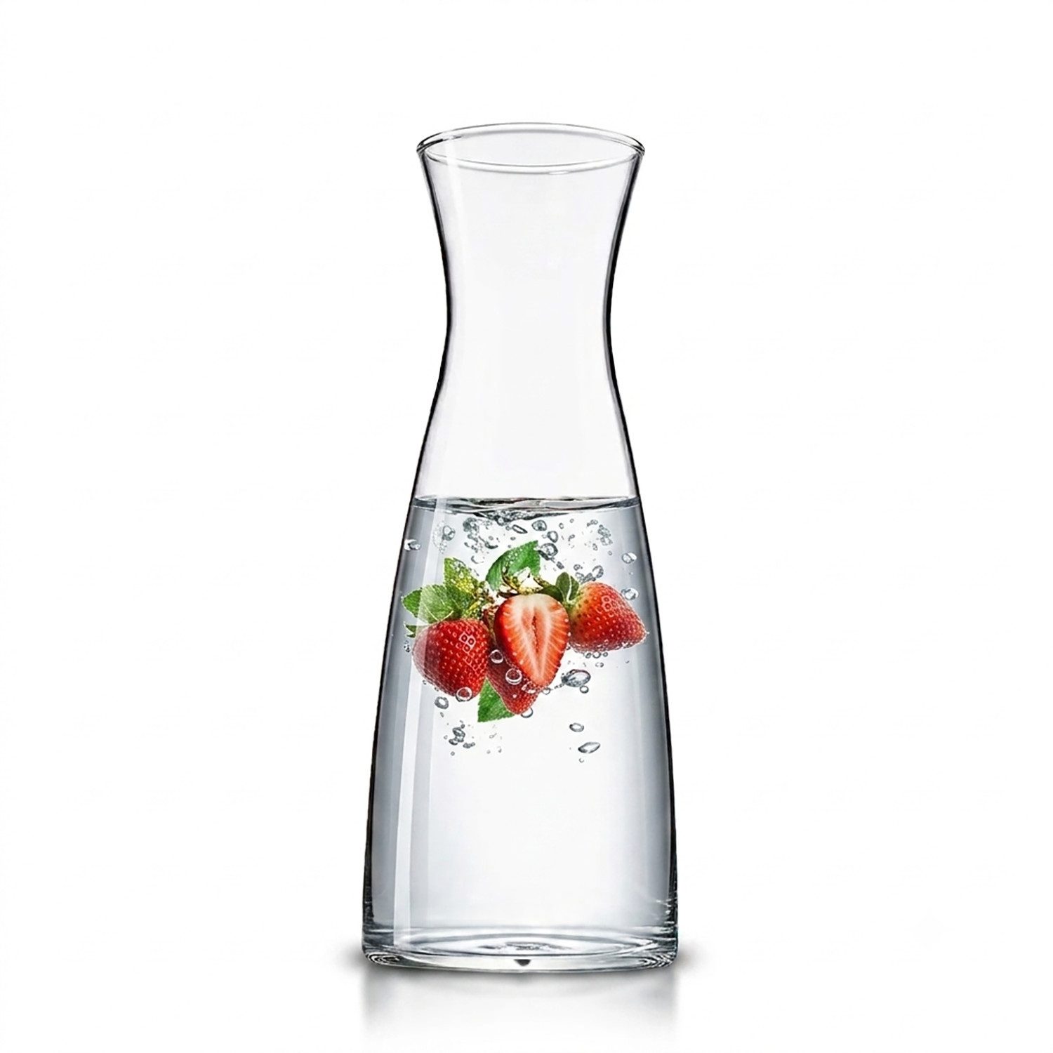 PerloPur Wasserkaraffe Glaskaraffe Doppelpack 0,8 oder 1,3 Liter