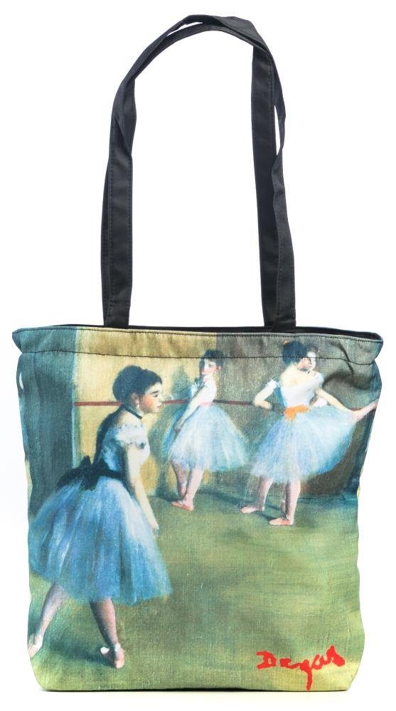 Luckyweather not just any other day Shopper Einkaufstasche / Shopping Bag Motiv BALLET CLASS (1-tlg., 1 Stück Shopping Bag), Schultertasche beidseitig bedruckt mit Motiv bedruckt