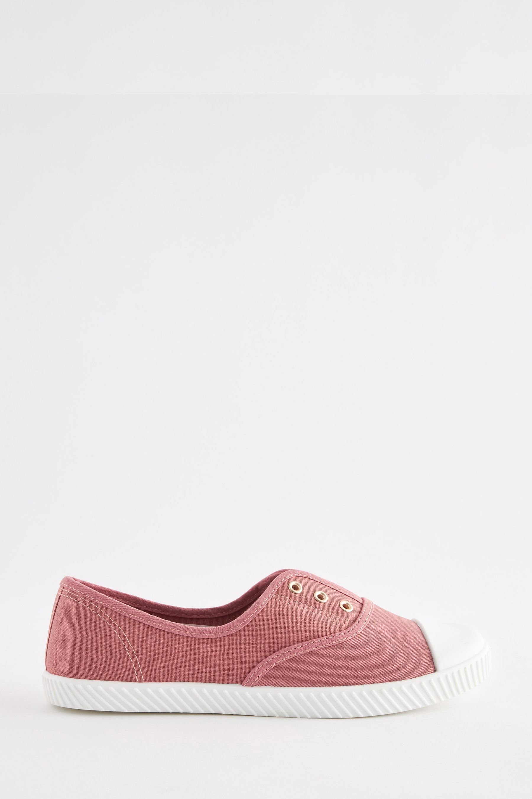Lochmuster Pink mit (1-tlg) Sneaker Next Slip-On Schuhe