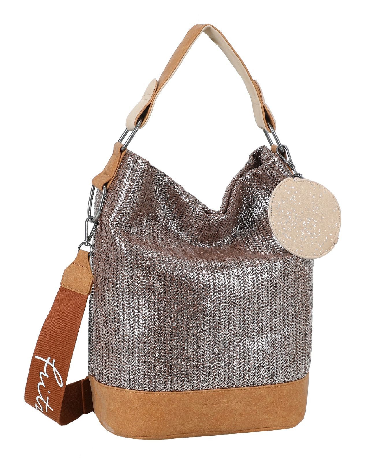 Fritzi aus Preußen Schultertasche Limited Panther Painted Straw (Set, 2-tlg) – Bild 2 von 5