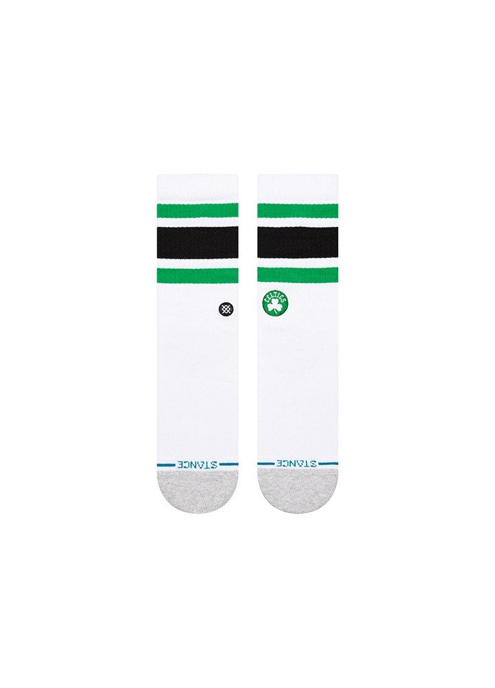 Stance Socken Tagessocke Crew NBA Boston Celtics weiss/schwarz/grün - 1 Paar