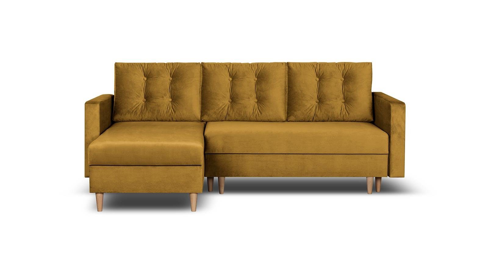 Beautysofa Ecksofa mit Schlaffunktion Sigurd L, günstig online kaufen