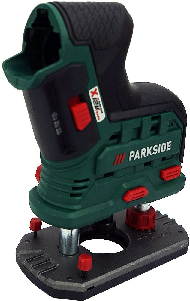Parkside Oberfräse 12V Akku Fräse POFA 12 B3, ohne Akku und Ladegerät