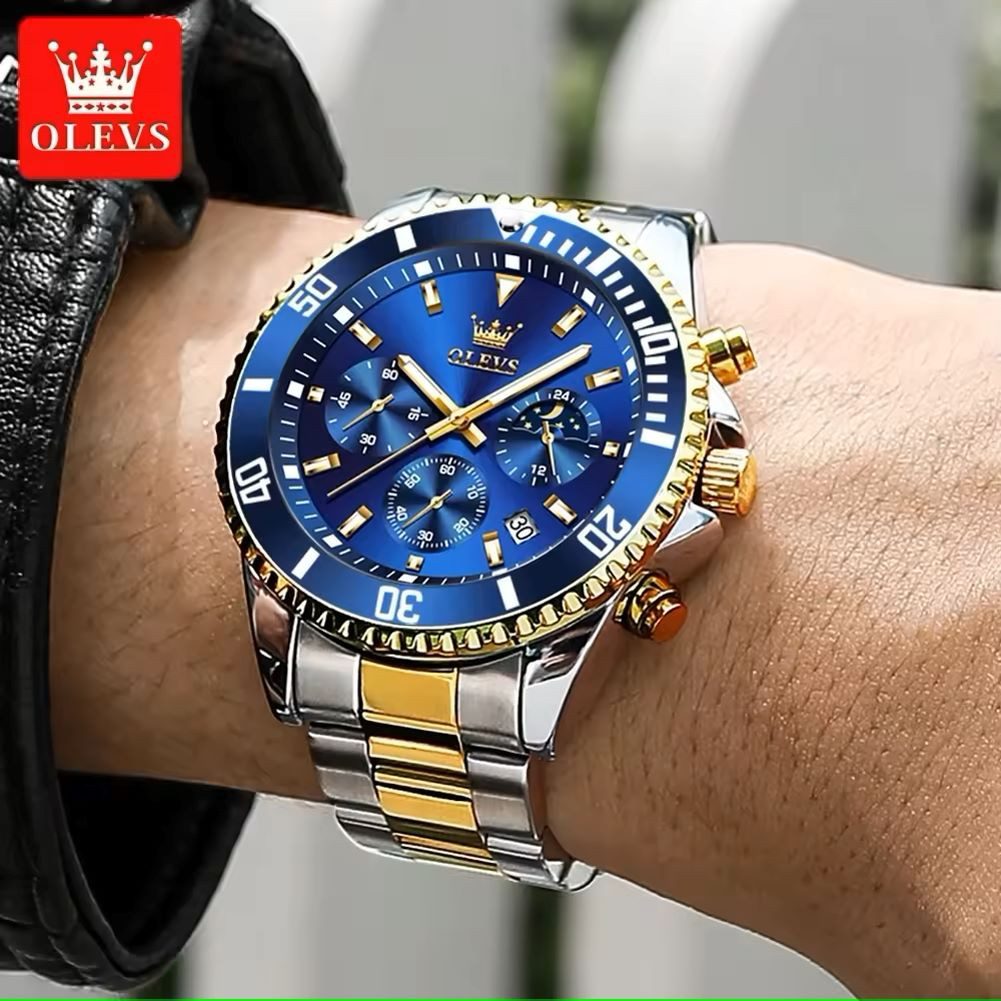 OLEVS Quarzuhr OLEVS 2870 Edelstahl Uhr günstig online kaufen