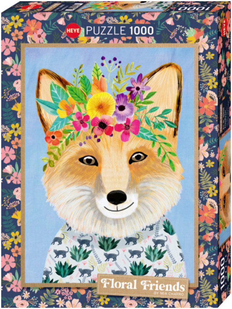 HEYE Puzzle Friendly Fox, 1000 Puzzleteile, Made in Germany günstig online kaufen
