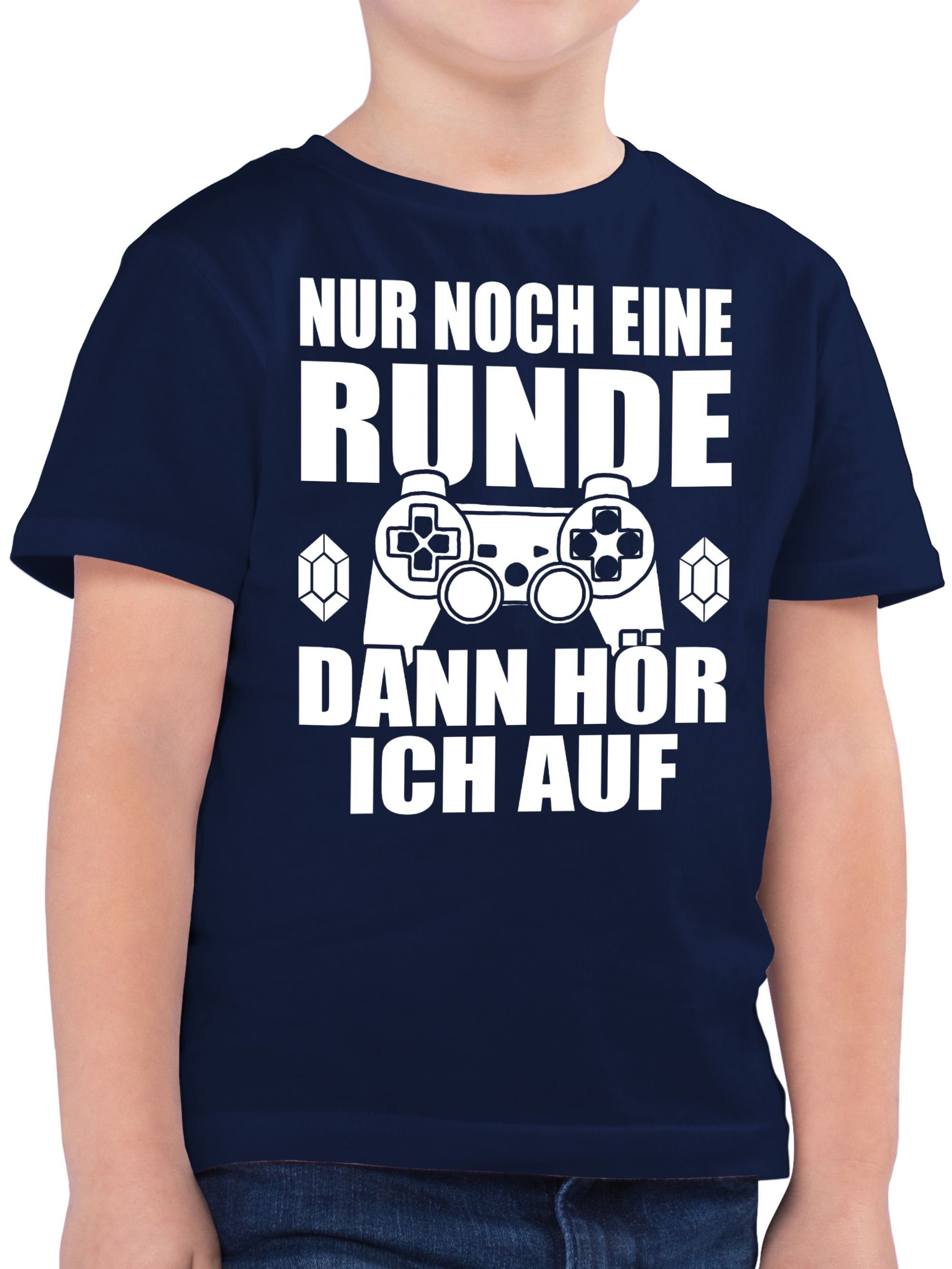 Shirtracer TShirt »Nur noch eine Runde Statement Sprüche Kinder