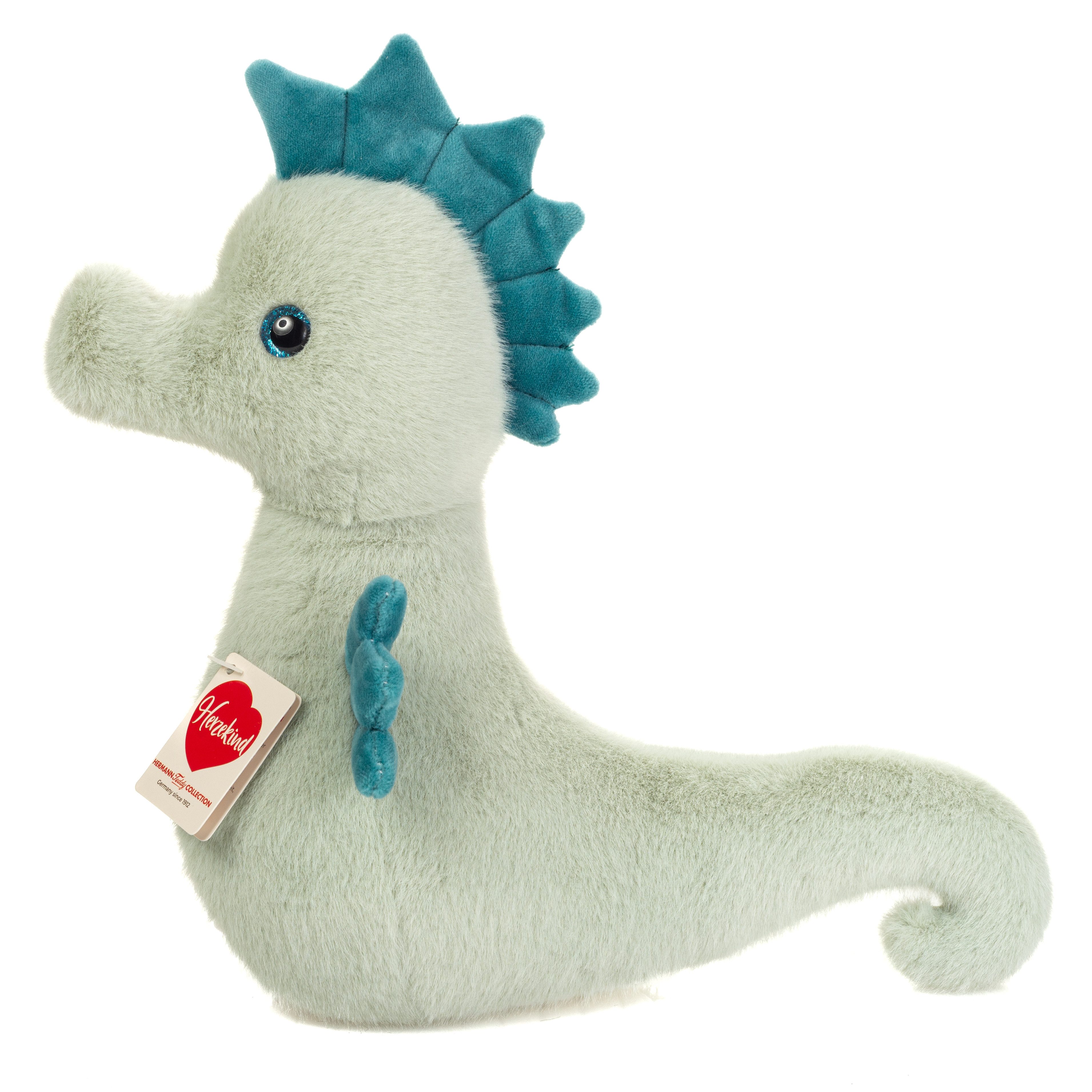Teddy Hermann® Kuscheltier Seepferdchen Melba, grün, 23 cm, zum Teil aus recyceltem Material