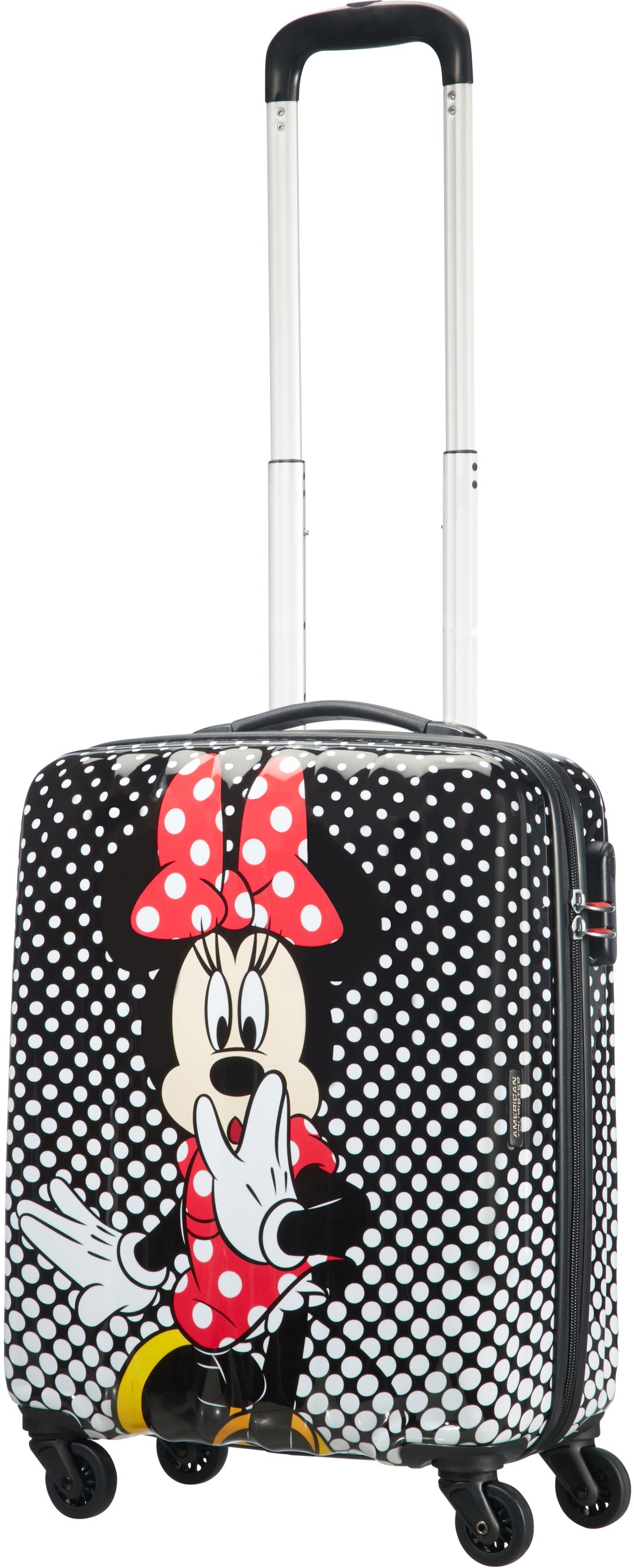 Disney 55 4 American Polka Mouse Minnie Hartschalen-Trolley Dot, Legends, Tourister® Rollen cm,