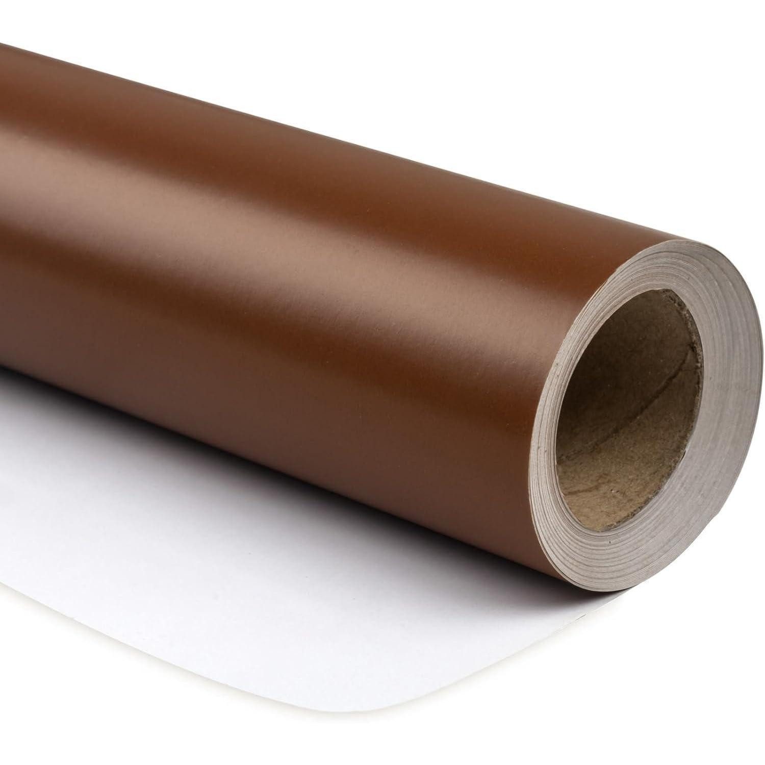 LuxusKollektion Geschenkpapier Geschenkpapier einfarbig Weihnachten Hochzeit Schokoladenbraun