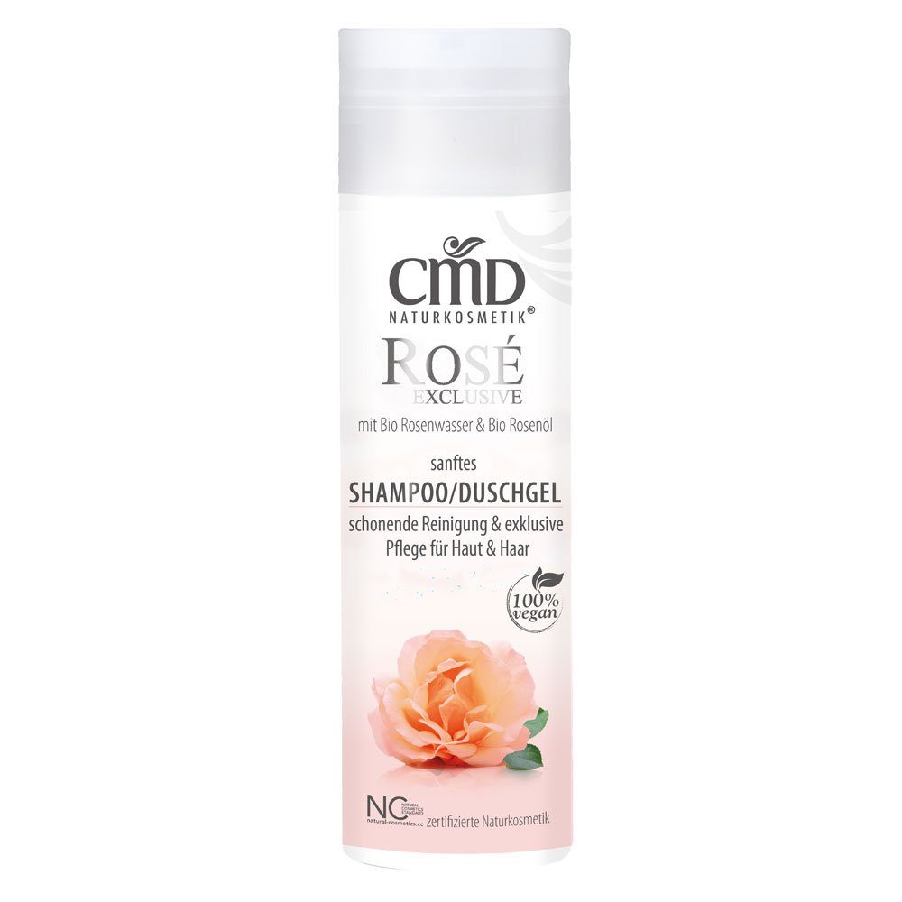 Rose / Shampoo Körperpflegemittel Duschgel Exclusive Naturkosmetik CMD 200ml