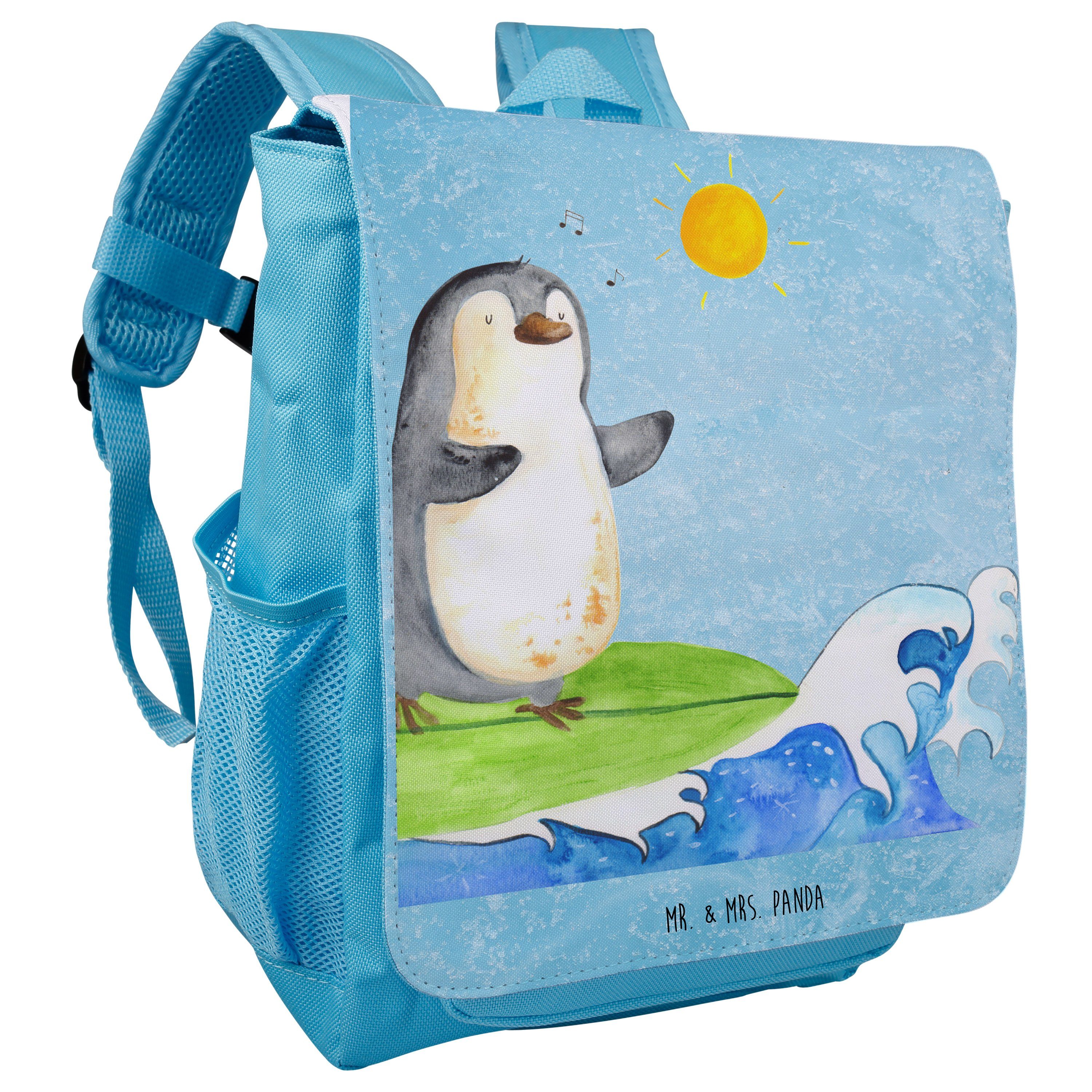 Pinguin - Eisblau Surfer Kids, Kleiner Jungen Kinderrucksack & R Panda Rucksack, - Mr. Geschenk, Mrs.