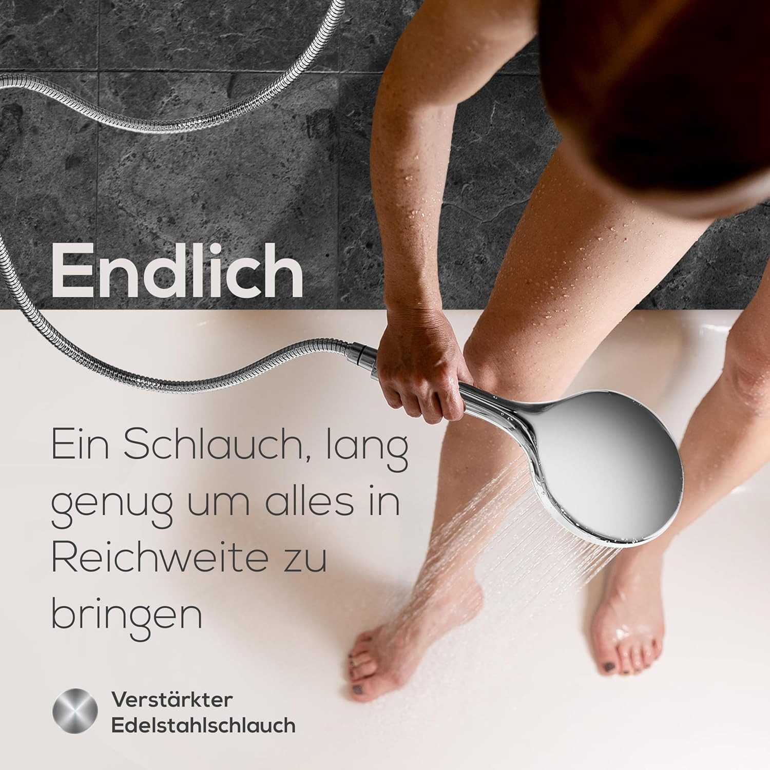 sparkpod Handbrause XXL Hochdruck Regendusche Duschkopf günstig online kaufen