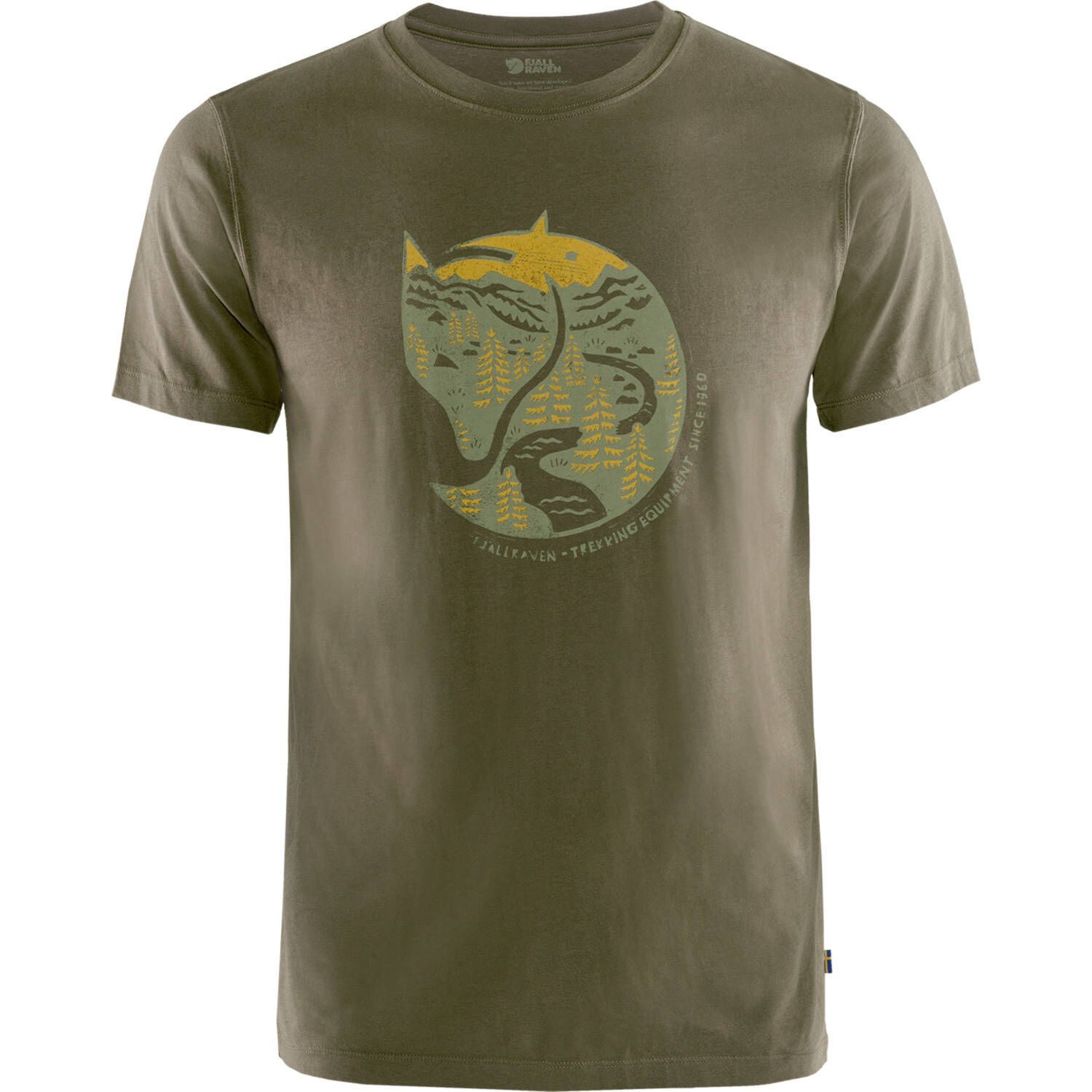 T-Shirt Herren Outdoor-Shirt "Arctic Fox" Kurzarm