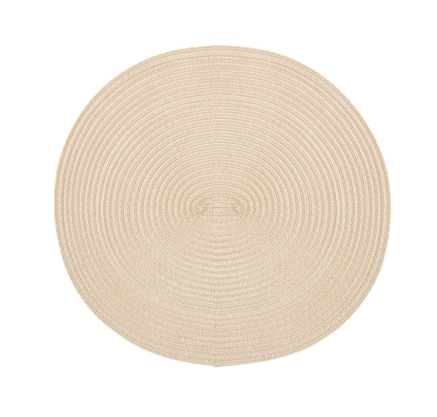 Platzset Tischset rund 12er Set Samba Kreis 038 creme