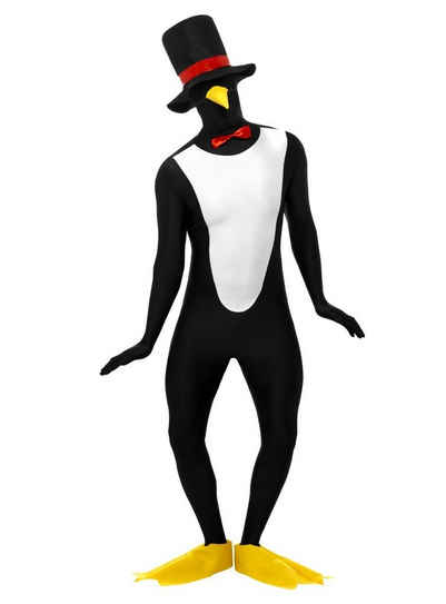 Smiffys Kostüm Pinguin, Originelles Komplettkostüm für winterliche Mottopartys