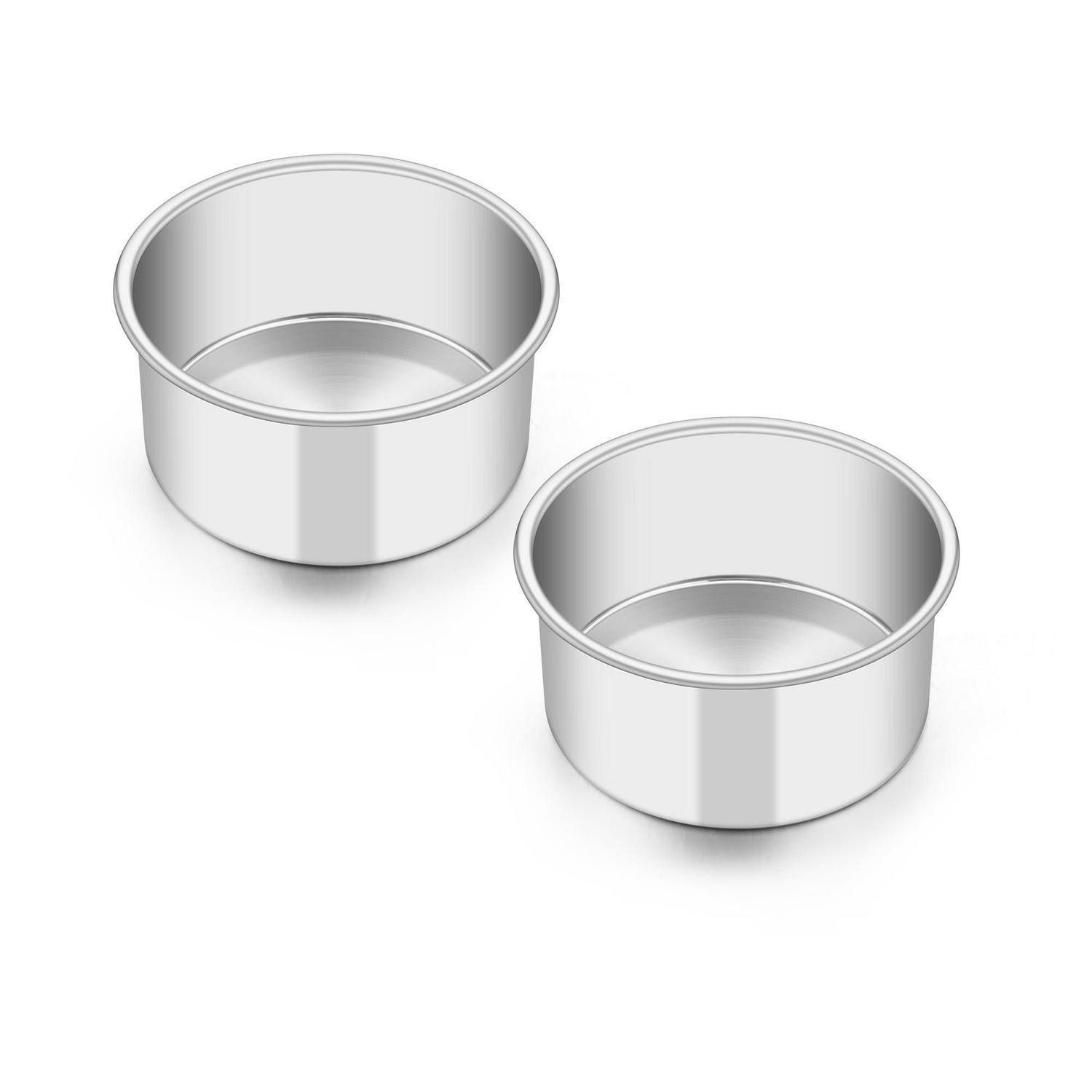 LuxusKollektion Backform Mini Backform Rund 10cm 2er Set, (2-tlg)