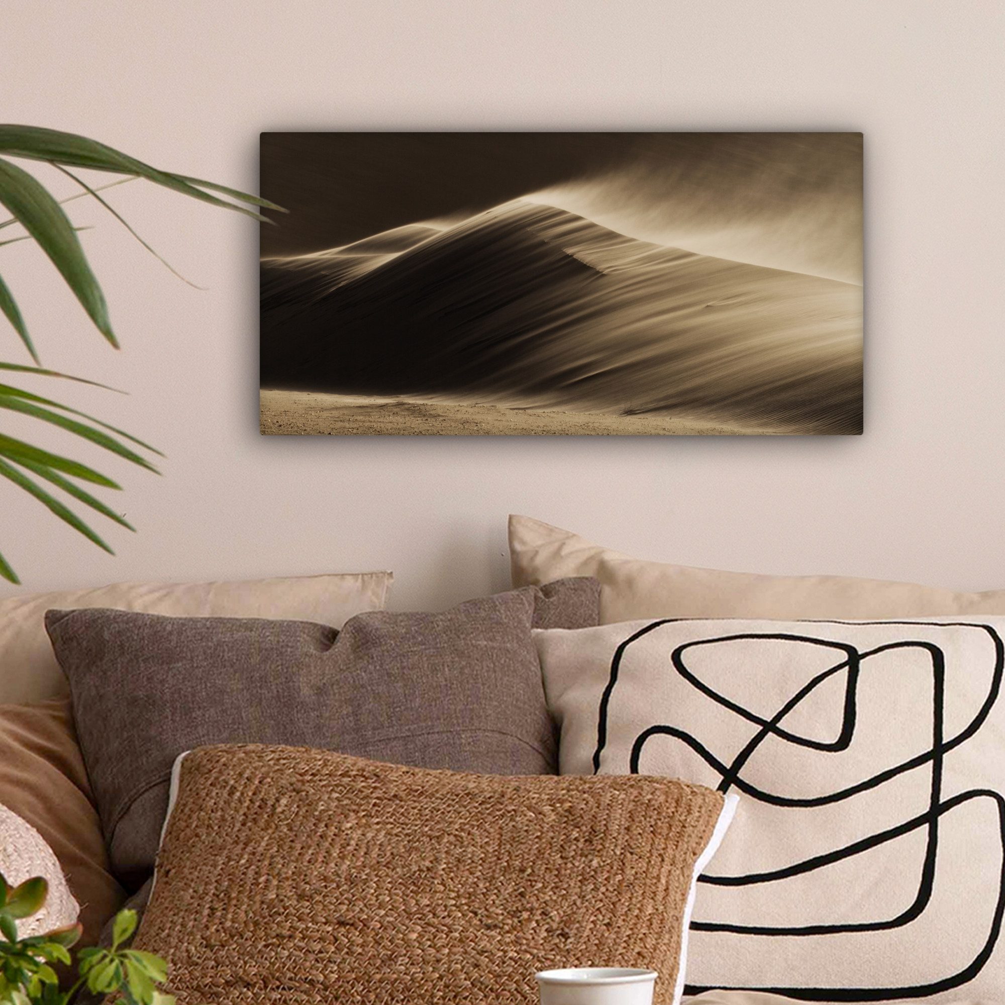 OneMillionCanvasses® Leinwandbild Panorama Wüste - Sand günstig online kaufen