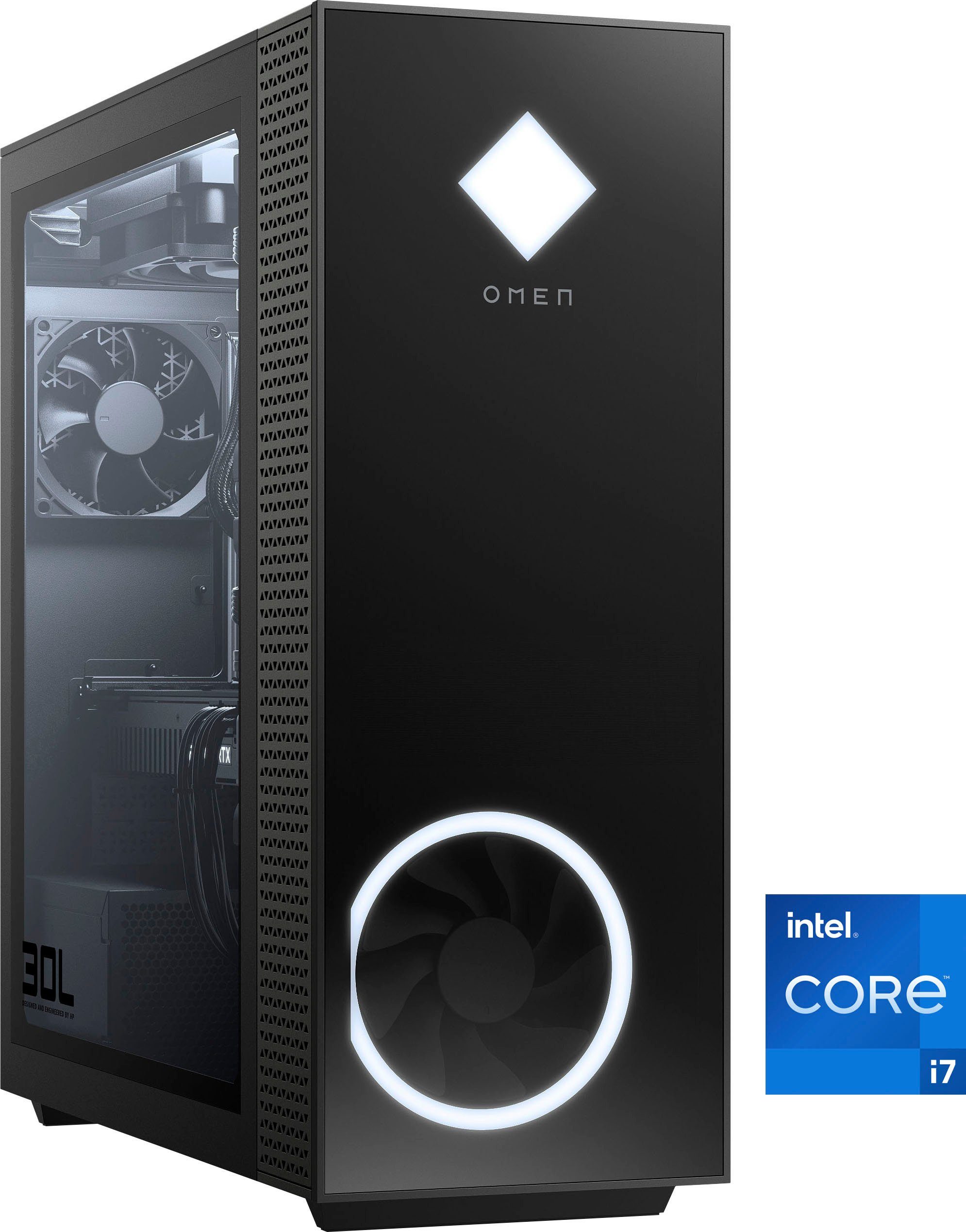 OMEN GT13-1019ng Gaming-PC (Intel® Core i7 11700K, GeForce RTX 3080, 16 GB  RAM, 1000 GB HDD, 512 GB SSD, Luftkühlung)