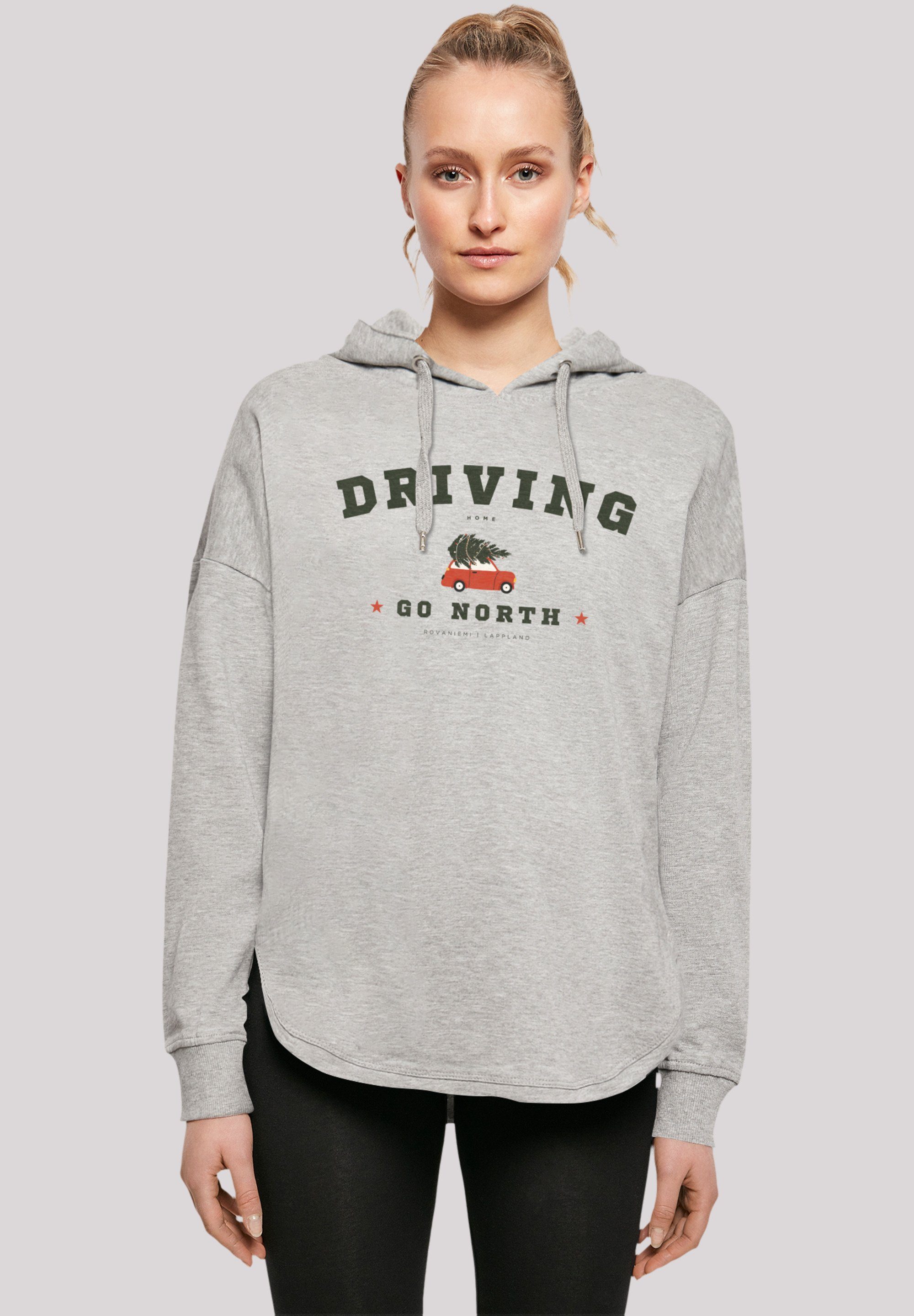 F4NT4STIC Sweatshirt Driving Home Weihnachten Weihnachten, Geschenk, Logo grey
