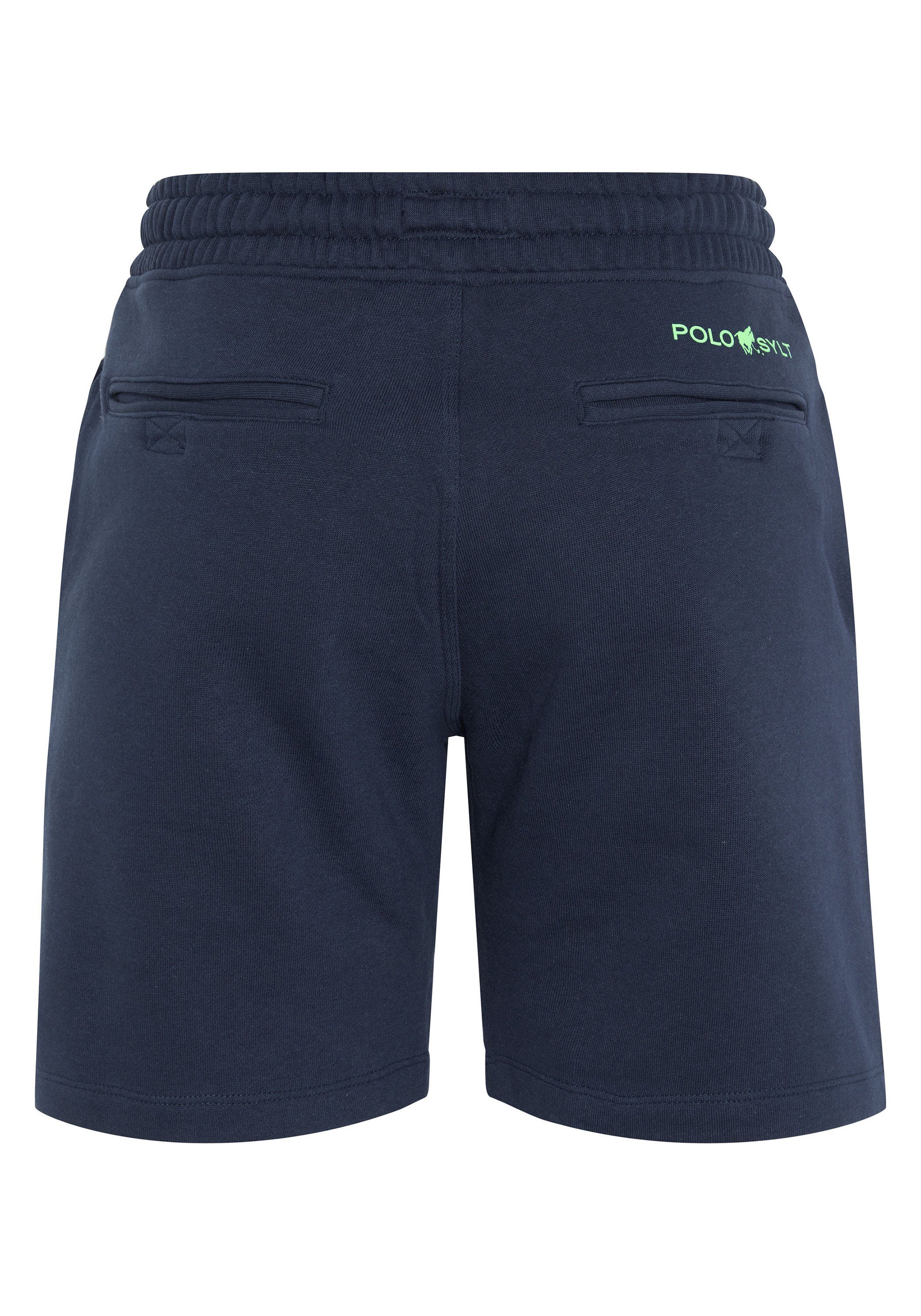 Polo Sylt Sweatshorts im Label-Stil günstig online kaufen