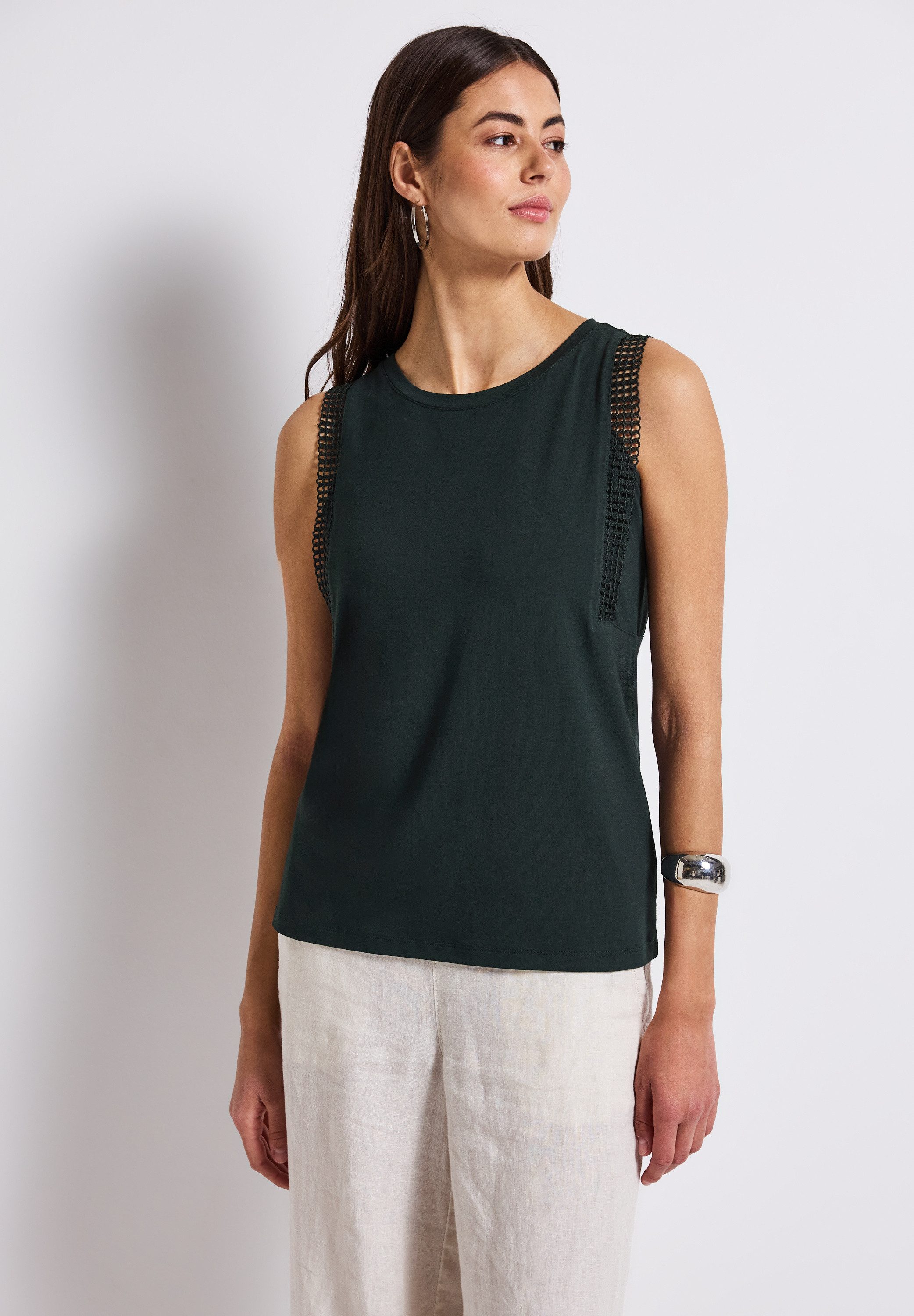 STREET ONE Tanktop, aus stretchigem Viskosematerial günstig online kaufen