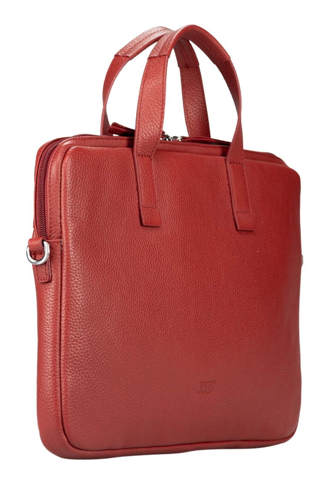 Jost Laptoptasche Laptop Case 15.6", aus echtem Rindsleder
