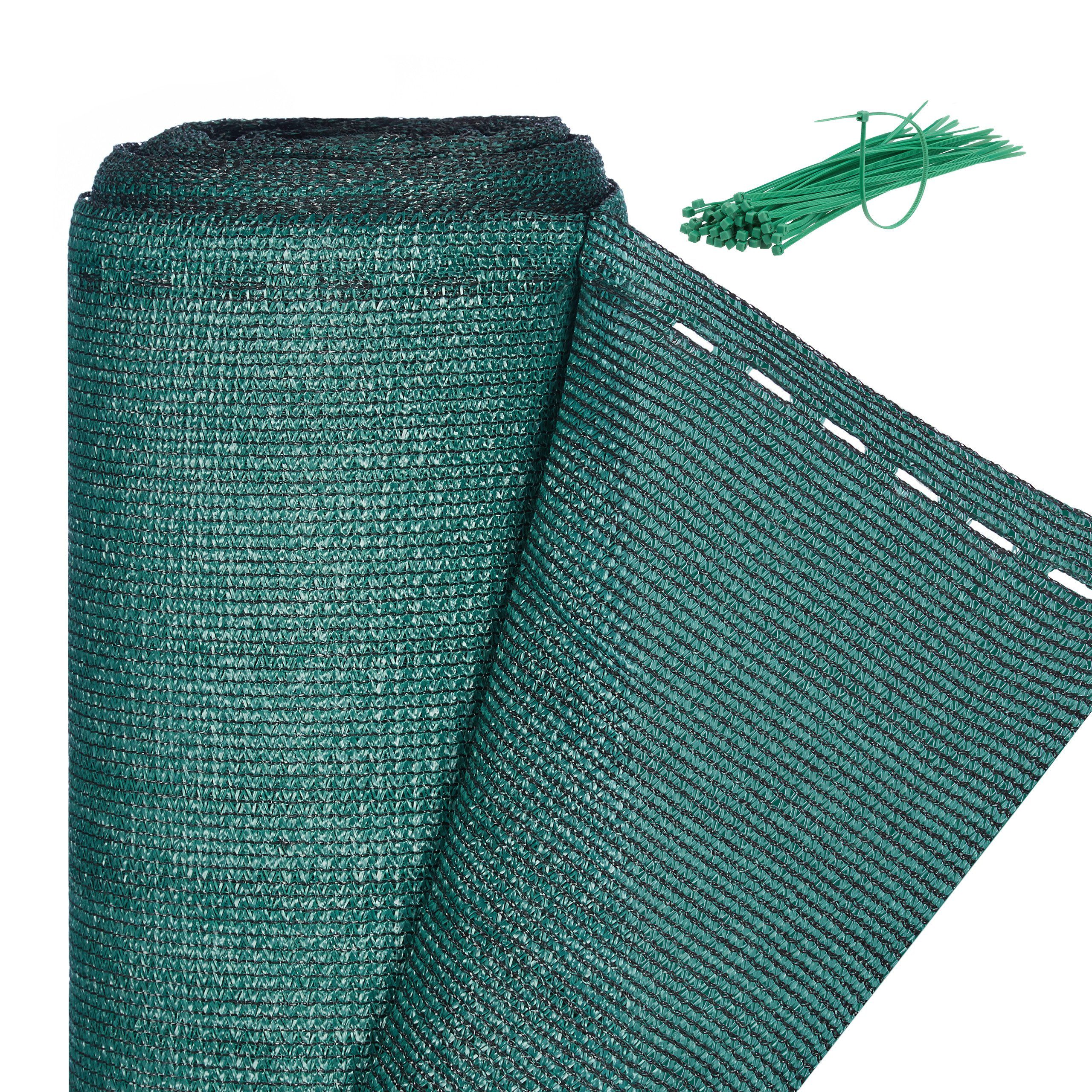 relaxdays Blende Zaunblende grün 1,80m, 1,8 günstig online kaufen