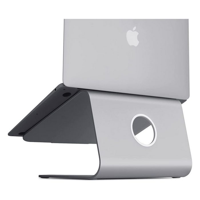 Rain Design Rain Design mStand - Aluminium Halterung Stand Ergonomisch für MacBook / Air / Pro und Notebooks Space Gray Laptop-Ständer