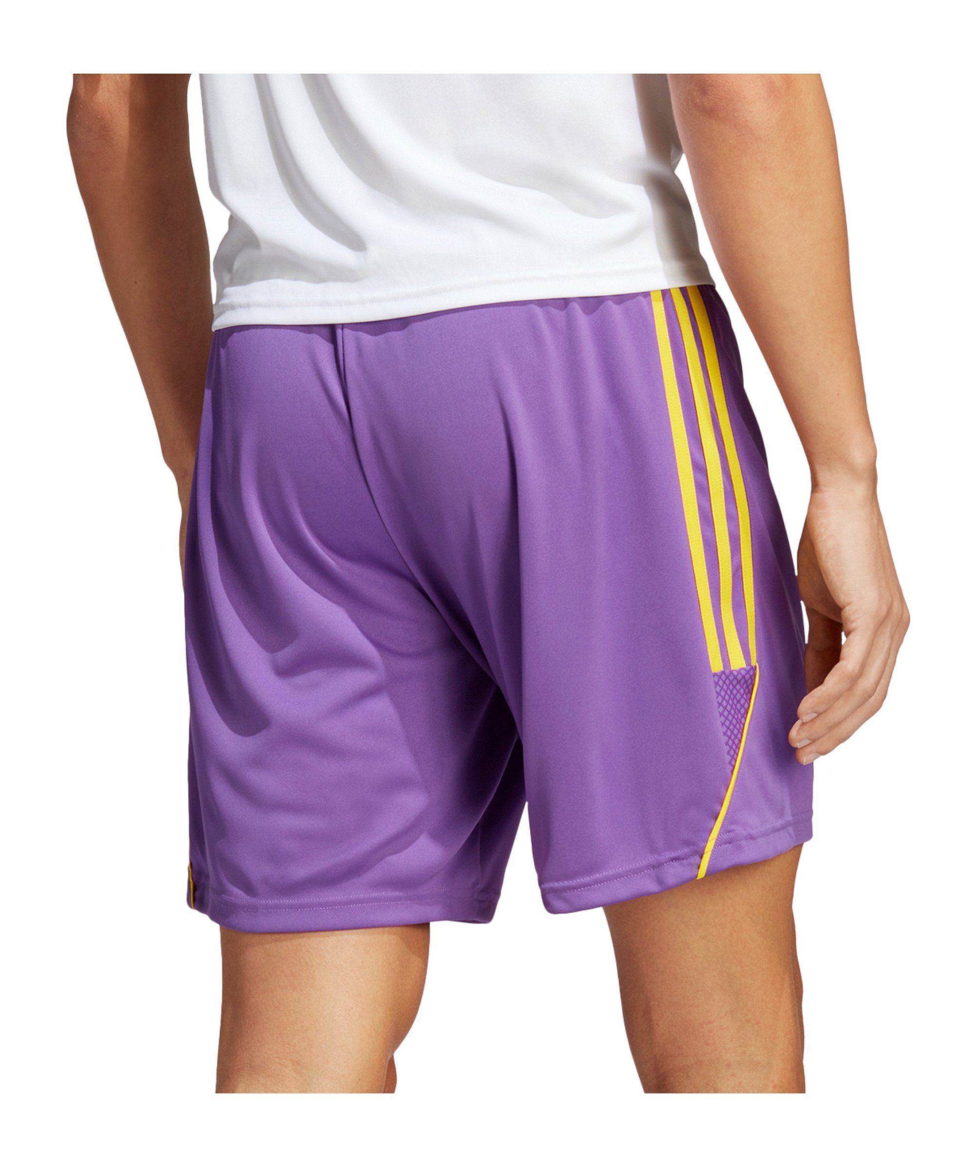 Tiro 23 lilagelblila adidas Performance Sporthose Short