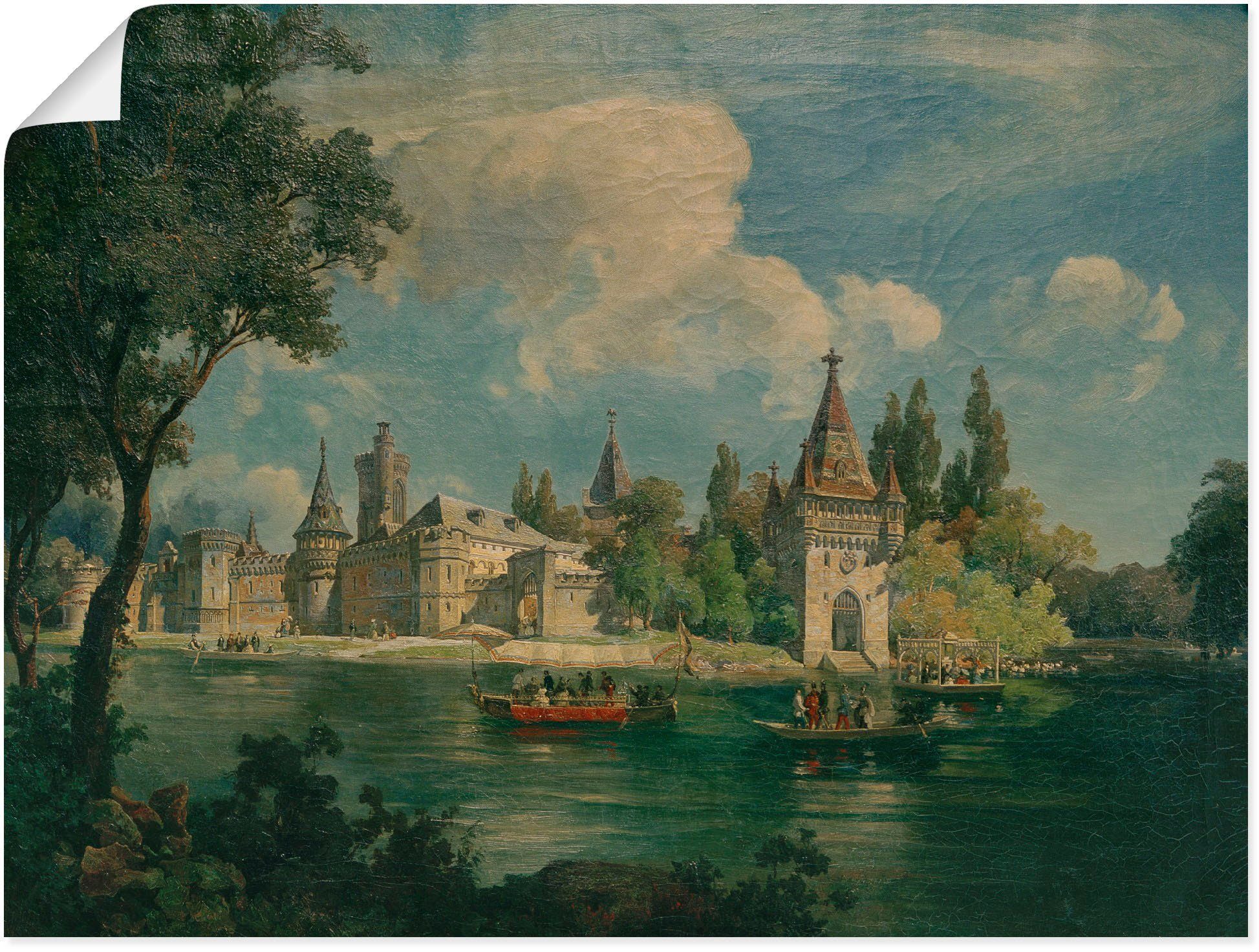 Artland Poster Schloss Laxenburg, Gebäude (1 St), ohne Rahmen