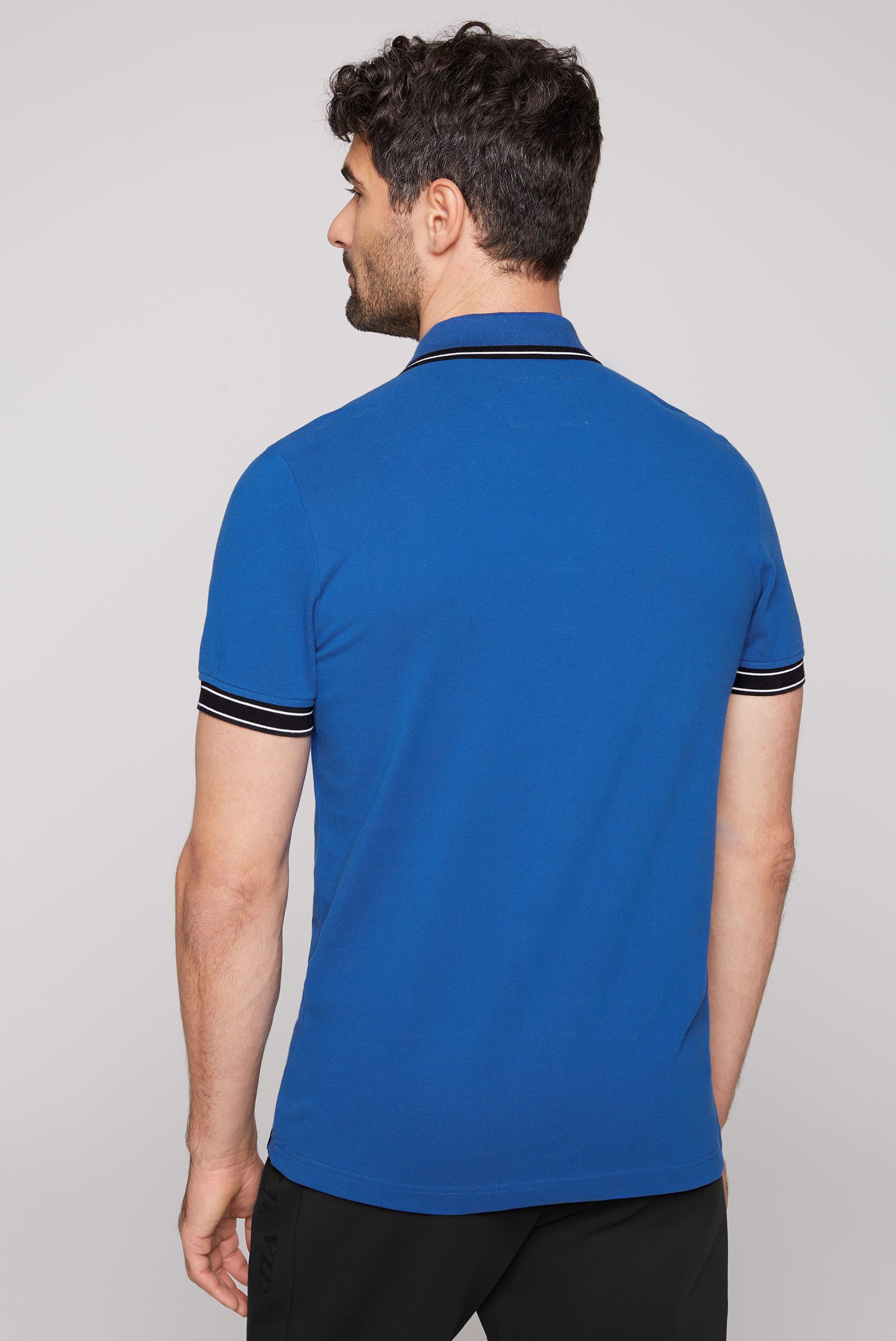 CAMP DAVID Poloshirt mit Print am günstig online kaufen