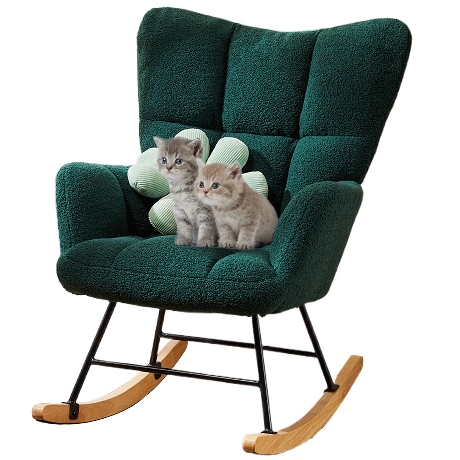 SURFOU Schaukelstuhl Schaukelsessel Rocking Chair Schwingsessel günstig online kaufen