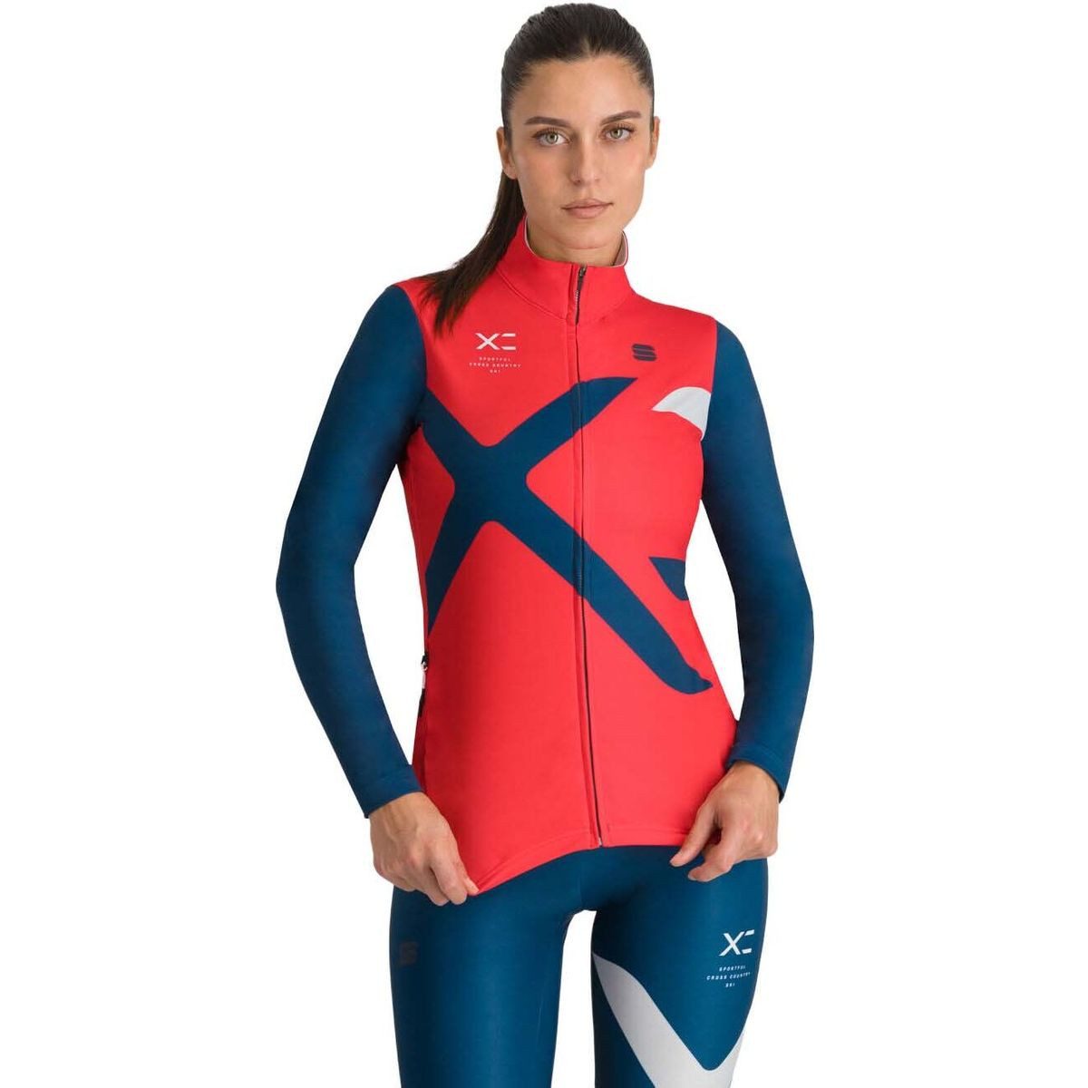sportful Funktionsunterhemd Squadra W Jersey Leichtes, atmungsaktives Langlauftrikot mit schlanker Passform für