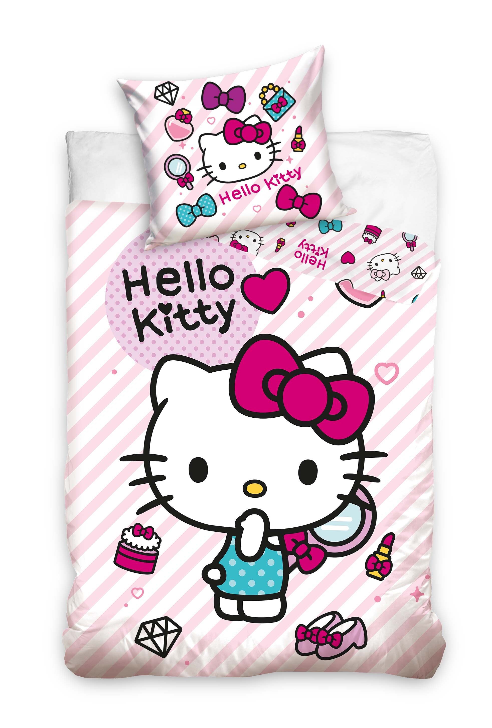 Hello Kitty Bettwäsche Hello Kitty Kinderbettwäsche günstig online kaufen