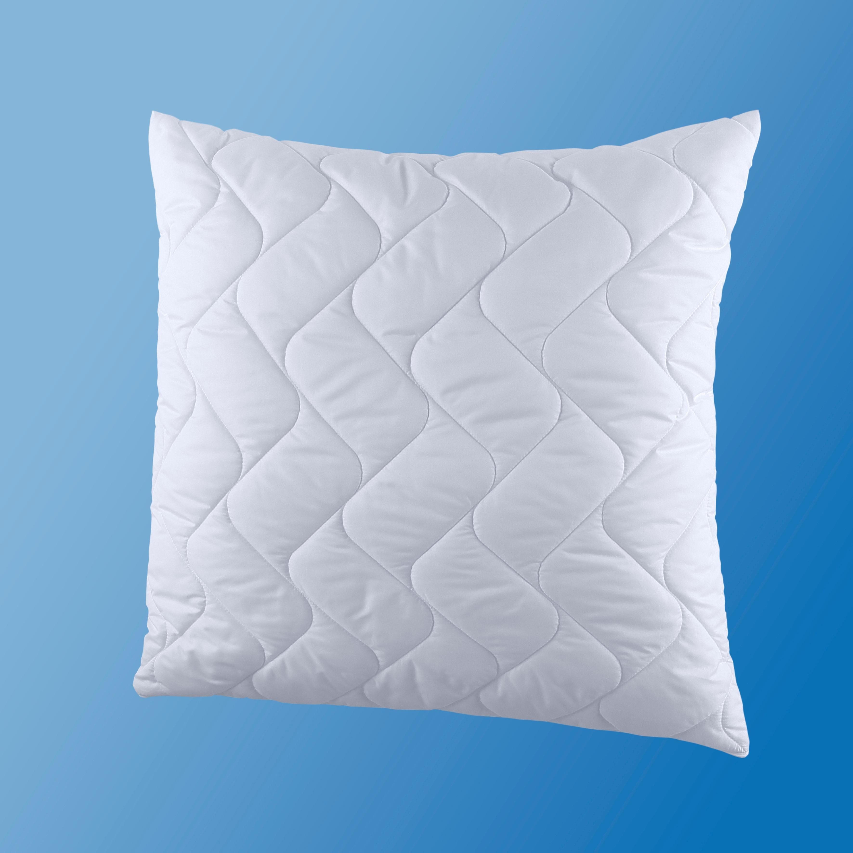 fan Microfaserbettdecke + Kopfkissen Bettwaren-Set in 135x200 cm, für Sommer oder 4-Jahreszeiten, Füllung: Faserbällchen (Kopfkissen), Bezug: Microfaser – Bild 2 von 5
