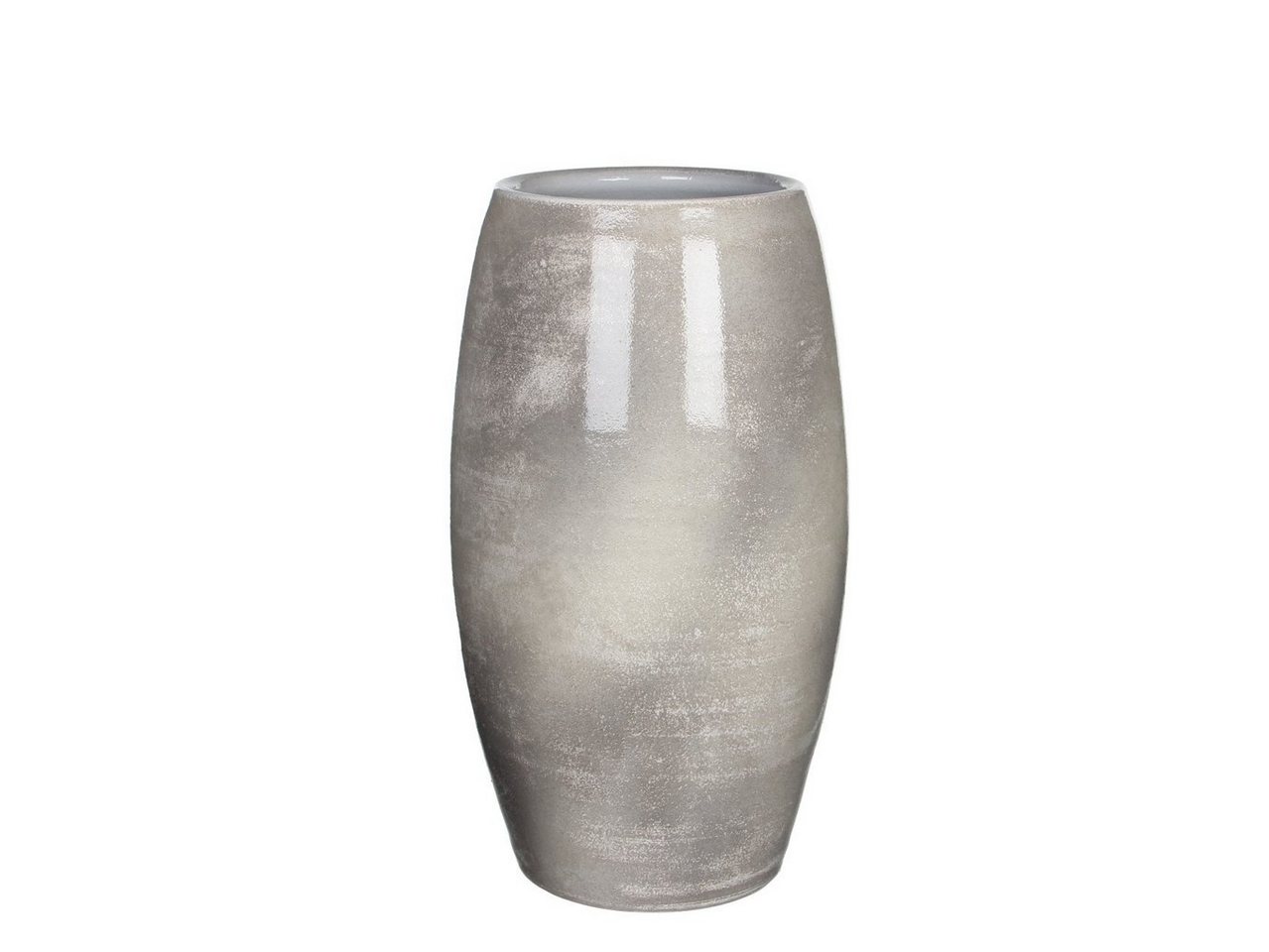 Mica Decorations Dekovase Mica Vase Lester hellgrau, 50 x 30 cm