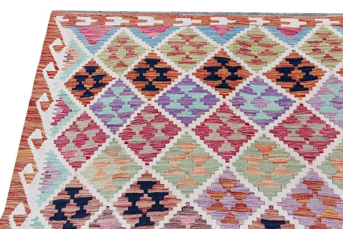 Orientteppich Kelim Afghan 151x190 Handgewebter Nain Orientteppich, rechteckig, mm Höhe: Trading, 3