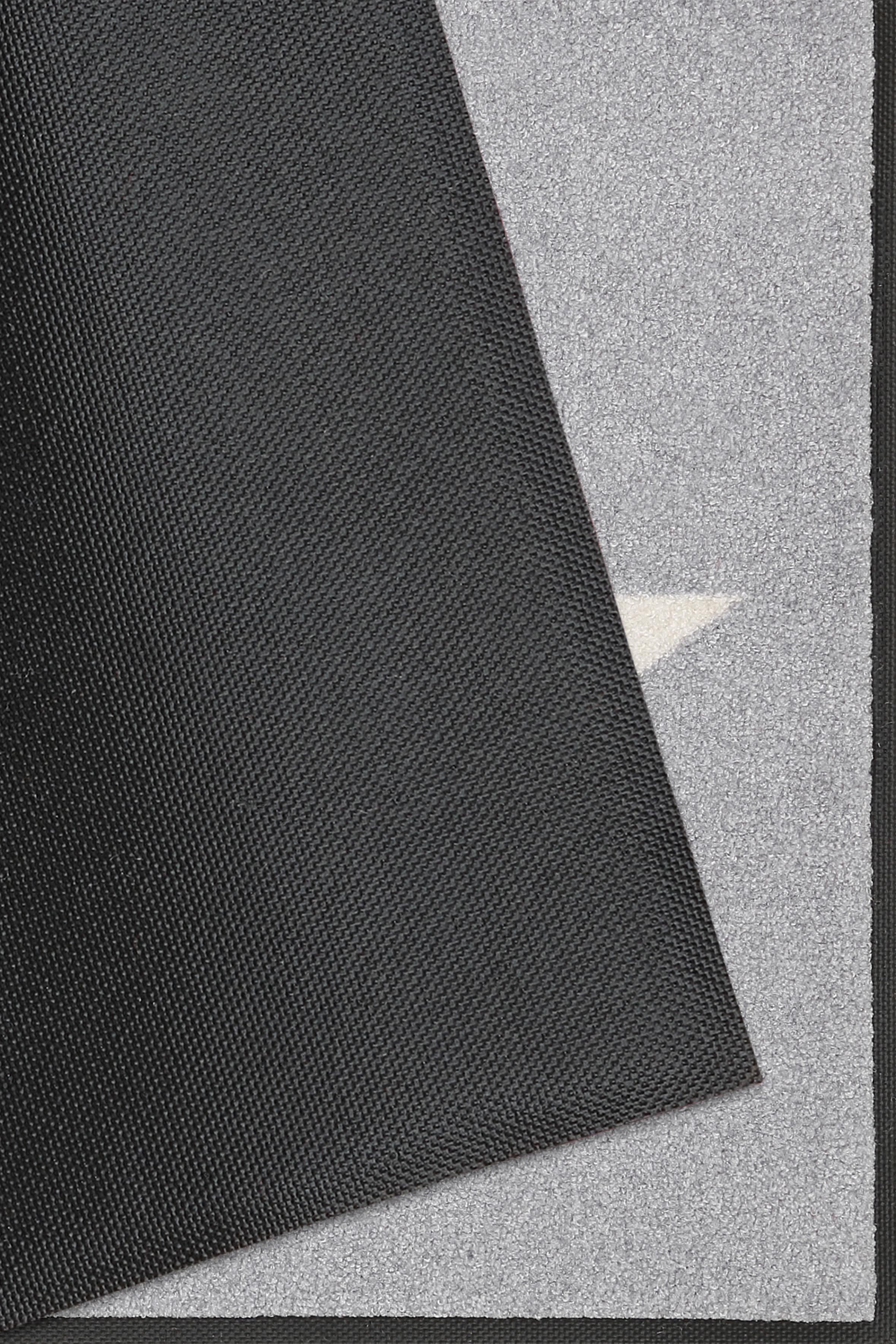 rutschhemmend, 9 Fußmatte Höhe: Motiv waschbar Schmutzfangmatte, Stars, grau mm, by Sterne, rechteckig, Kleen-Tex, wash+dry
